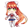 Monika Pixel Icon (DDLC) {free use, READ INFO}