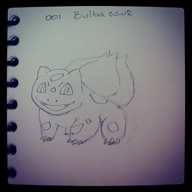 Bulbasaur Written Bulbasaur by djanadriana on DeviantArt