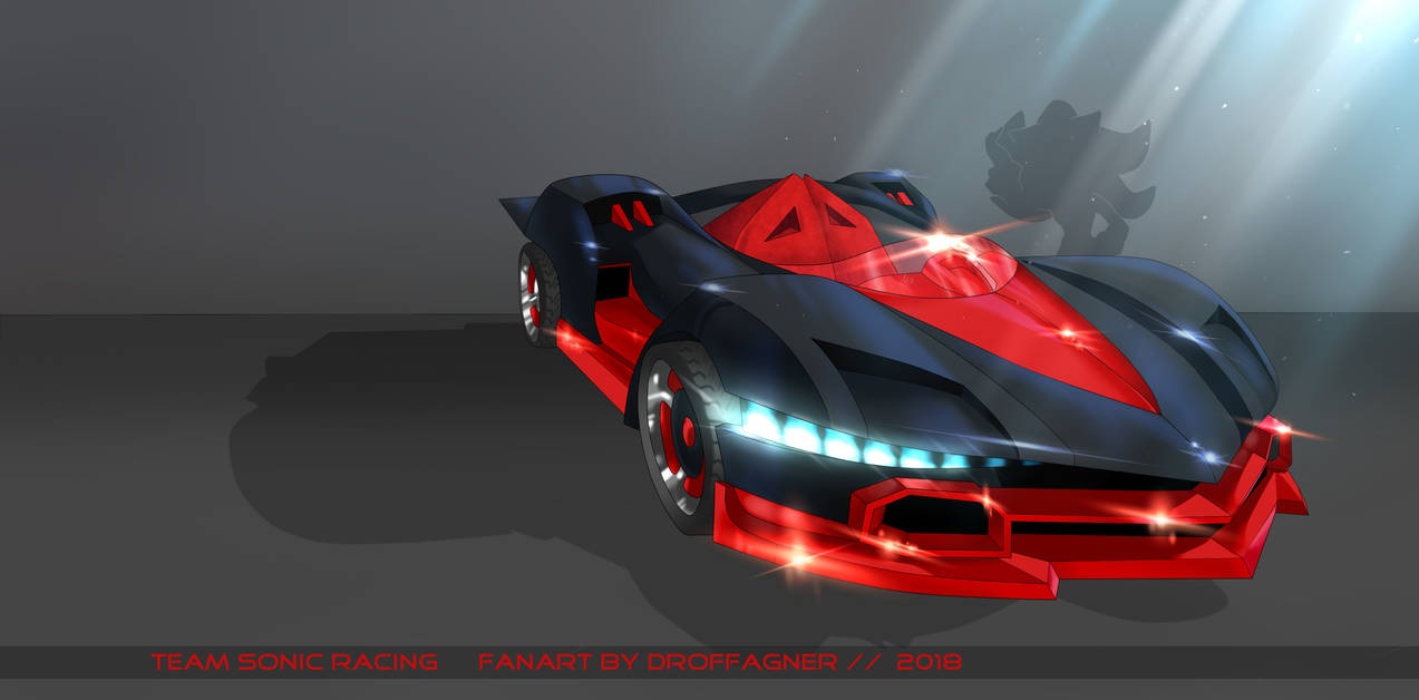 TEAM SONIC RACING shadow car (fixed) by KingOfHighlands on DeviantArt