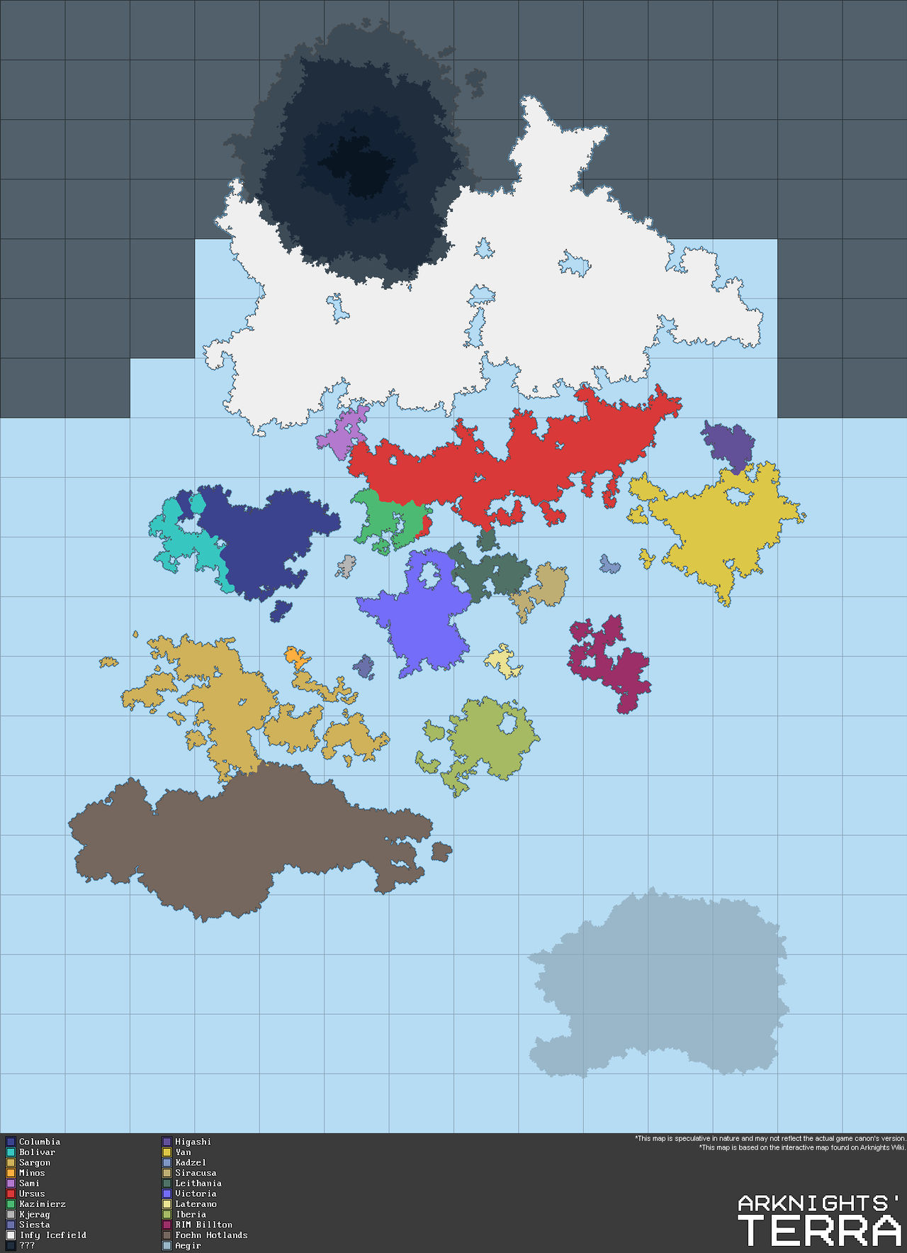 World Map - Terra from Arknights by Freak-Ops on DeviantArt