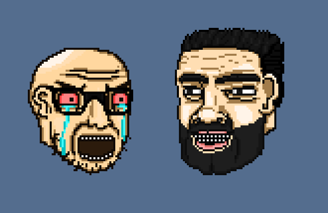 Pixel GigaChad by Rappenem on Newgrounds