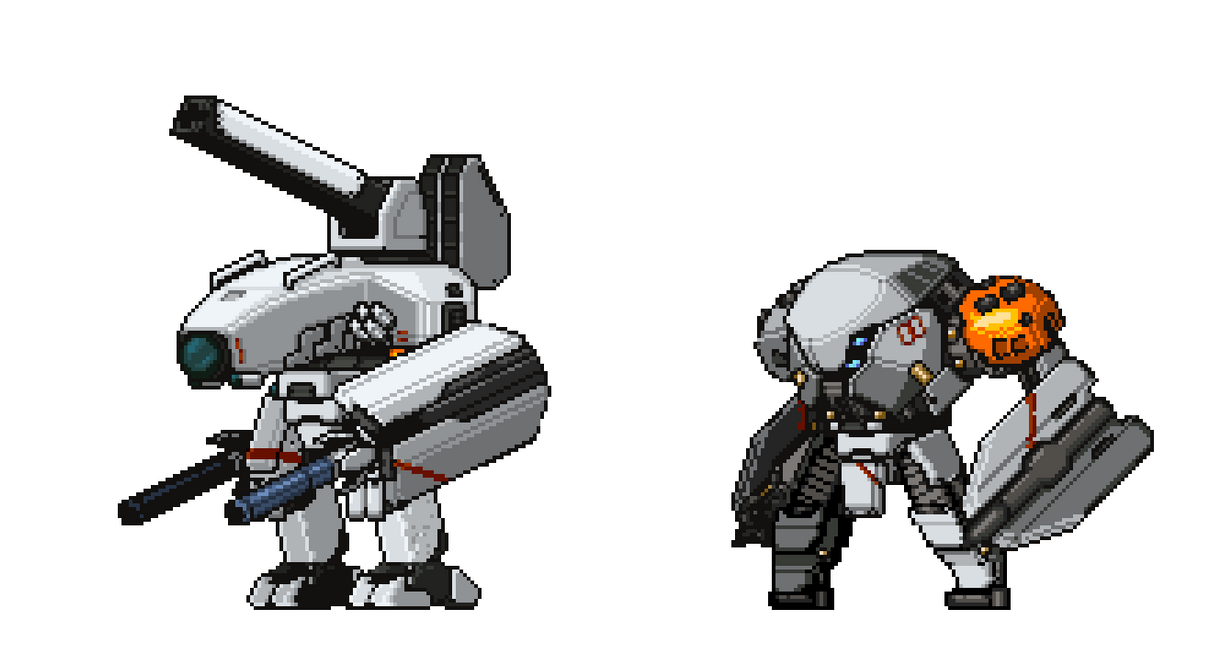 PIXEL ART - GFL - DOPPELSOLDNER - GLADIATOR by Freak-Ops on DeviantArt