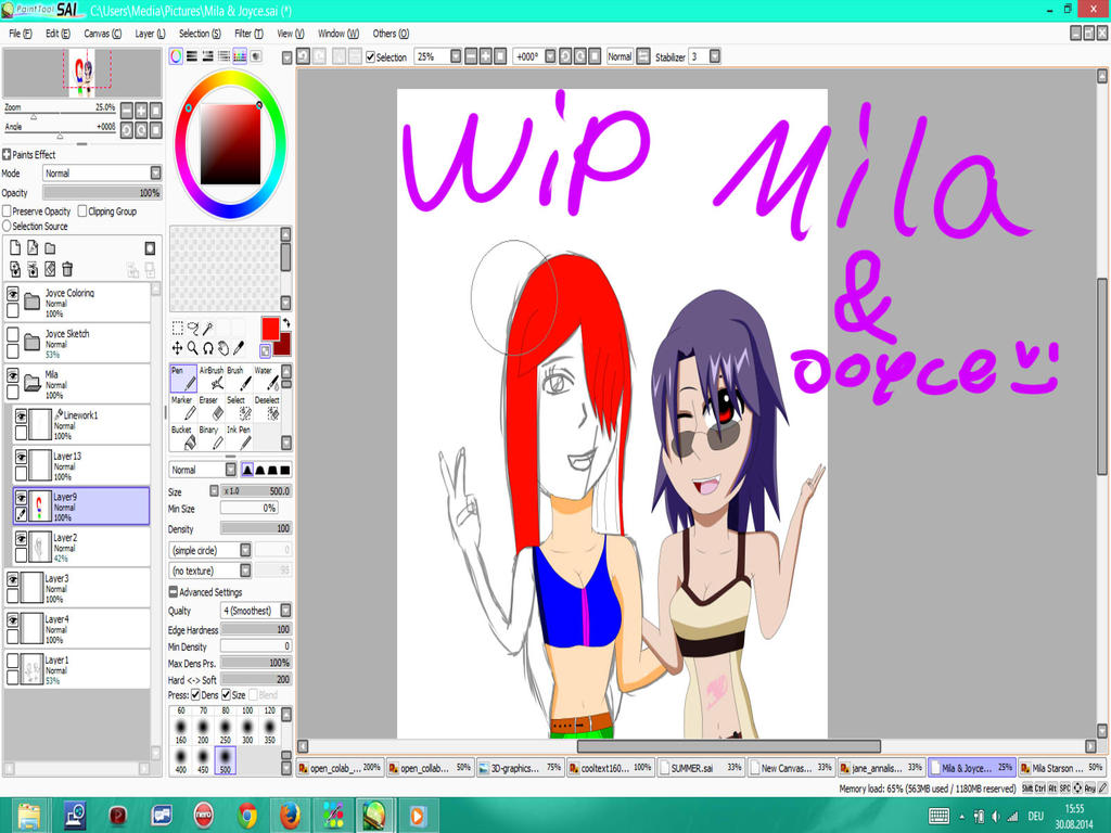 WIP Mila and Joyce