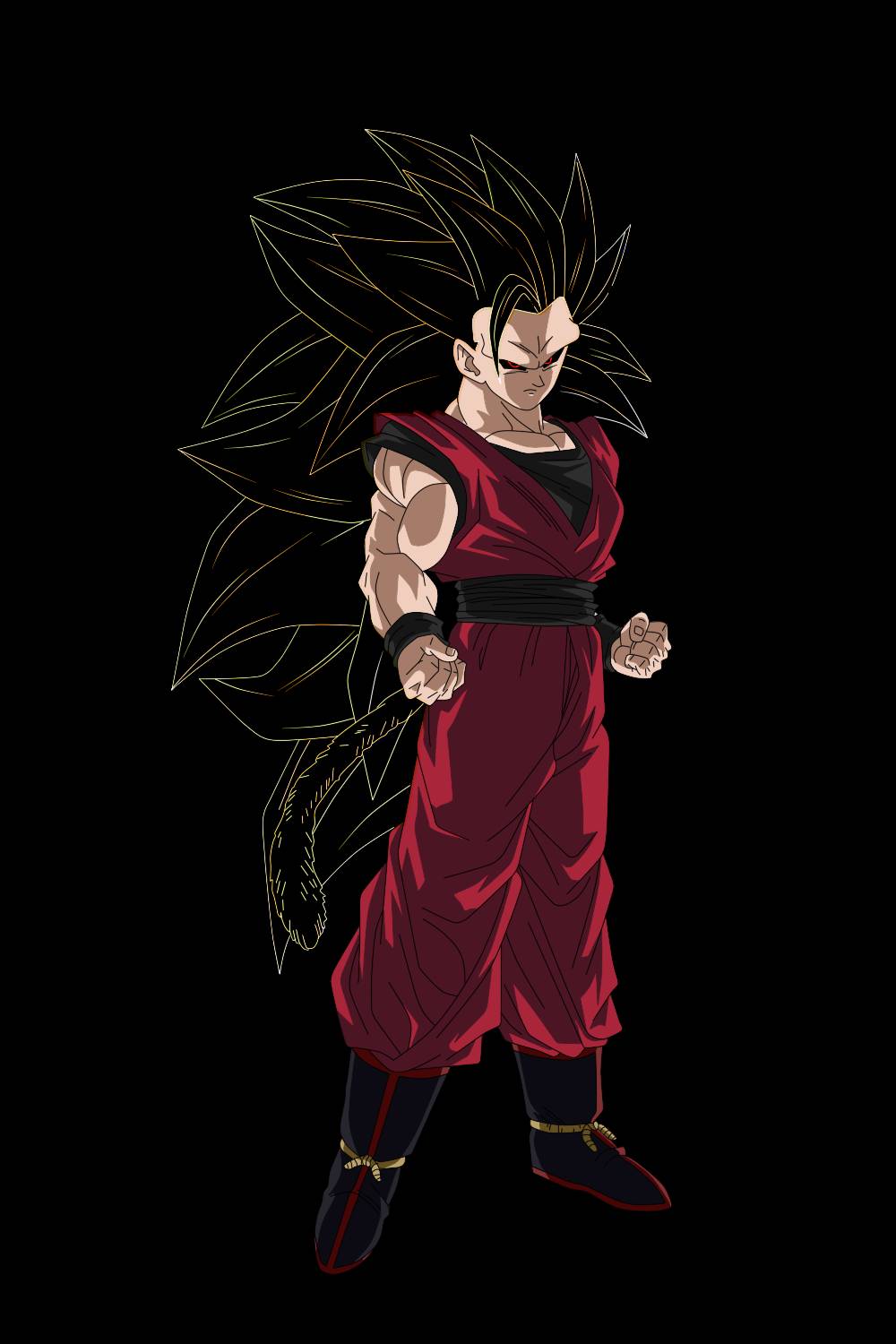 Goku AF ssj mystic 6 by xchs on DeviantArt