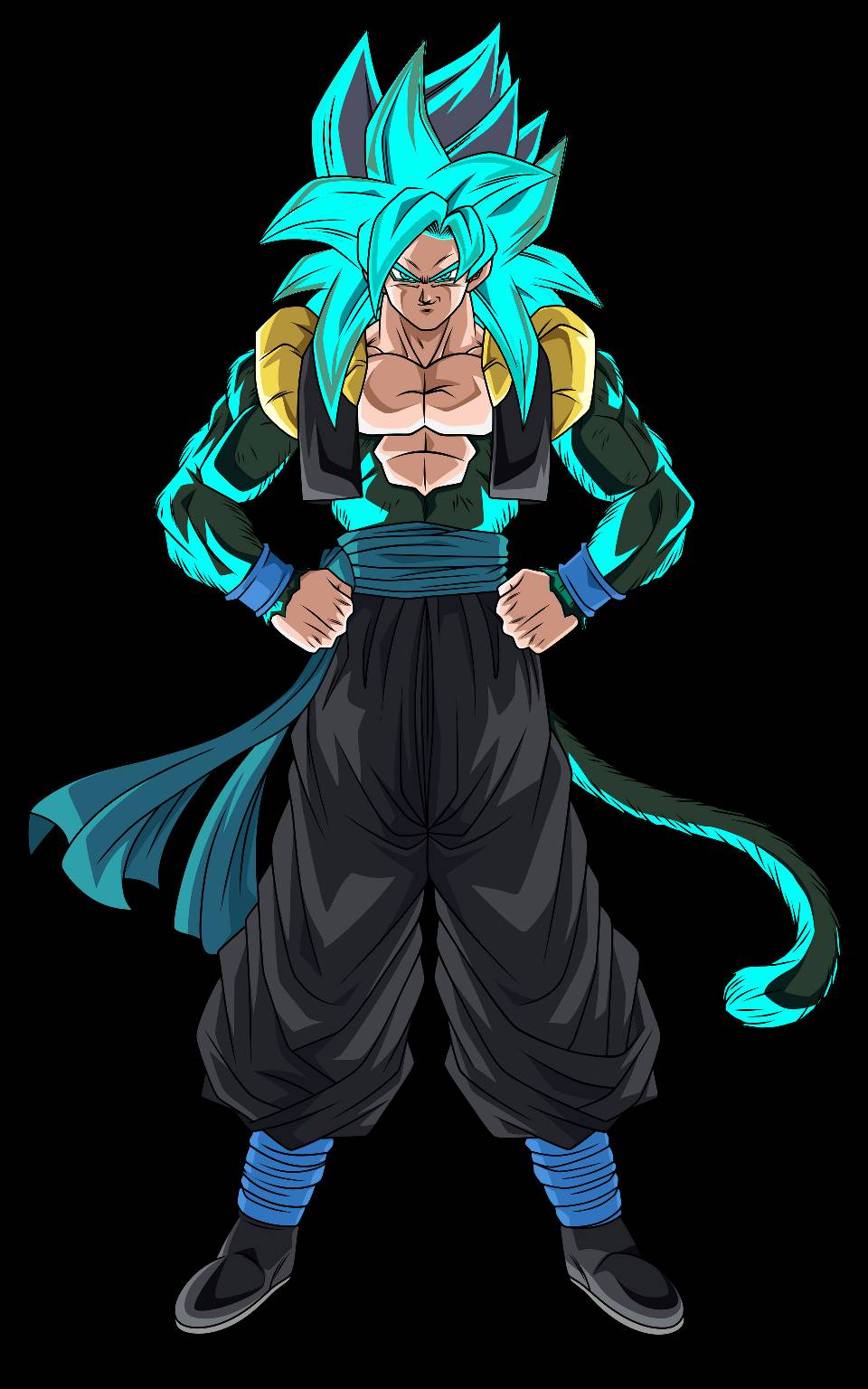 Gogeta xeno ssj4 lm y Gogeta ssj blue evolucionado by davidferres on  DeviantArt