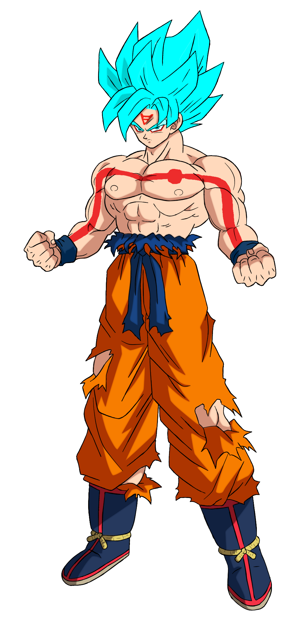 Goku CC Ssj Blue by Andrewdb13 on DeviantArt