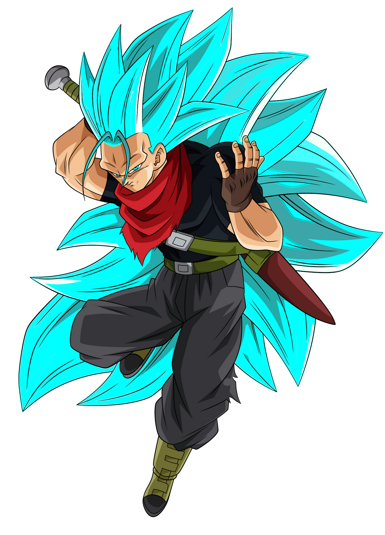 Goku (DBS) SSJ Blue 3 render 3 by xchs on DeviantArt