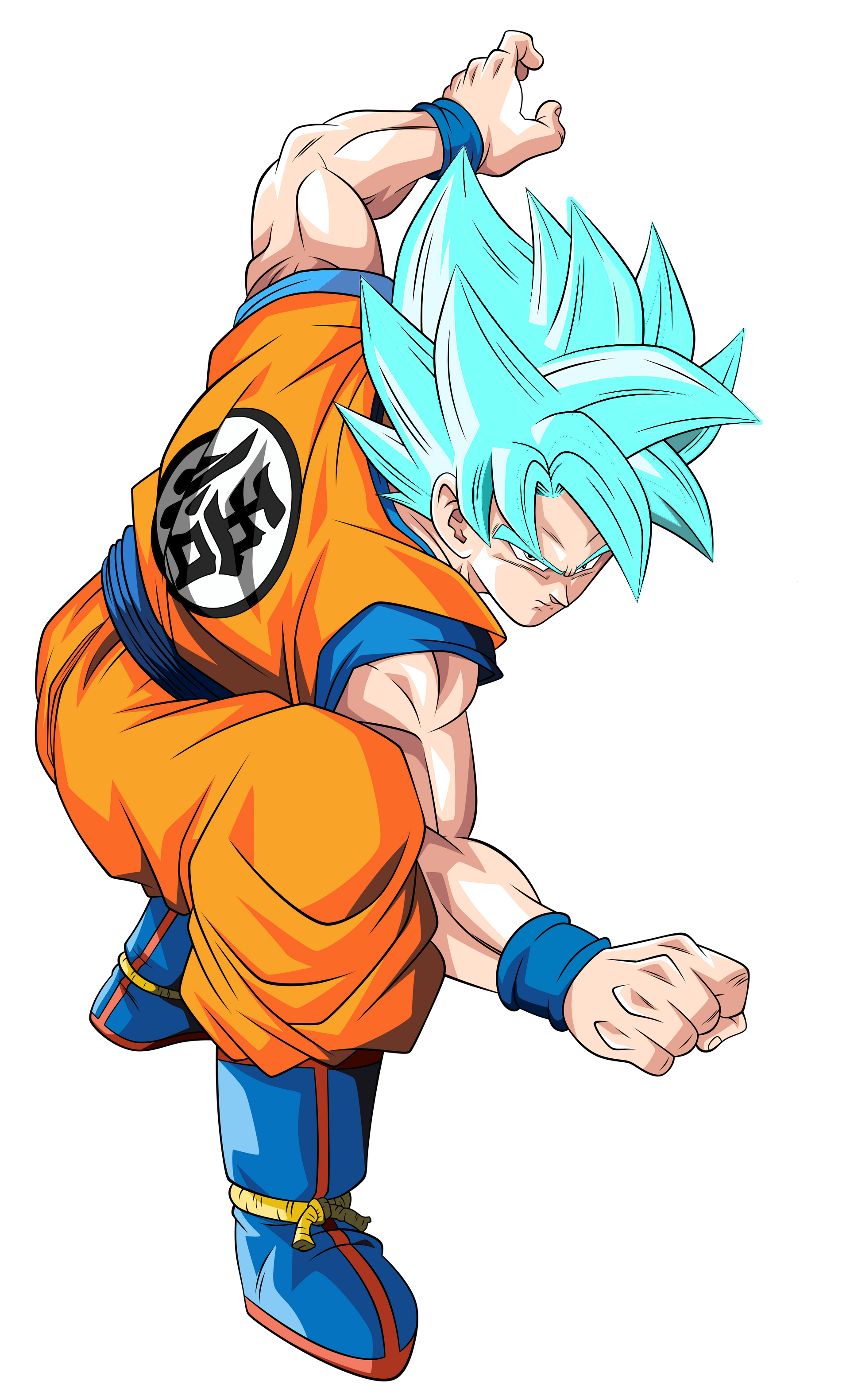 Universal Super Saiyan Blue Goku w/ Aura BG by BlackFlim on DeviantArt