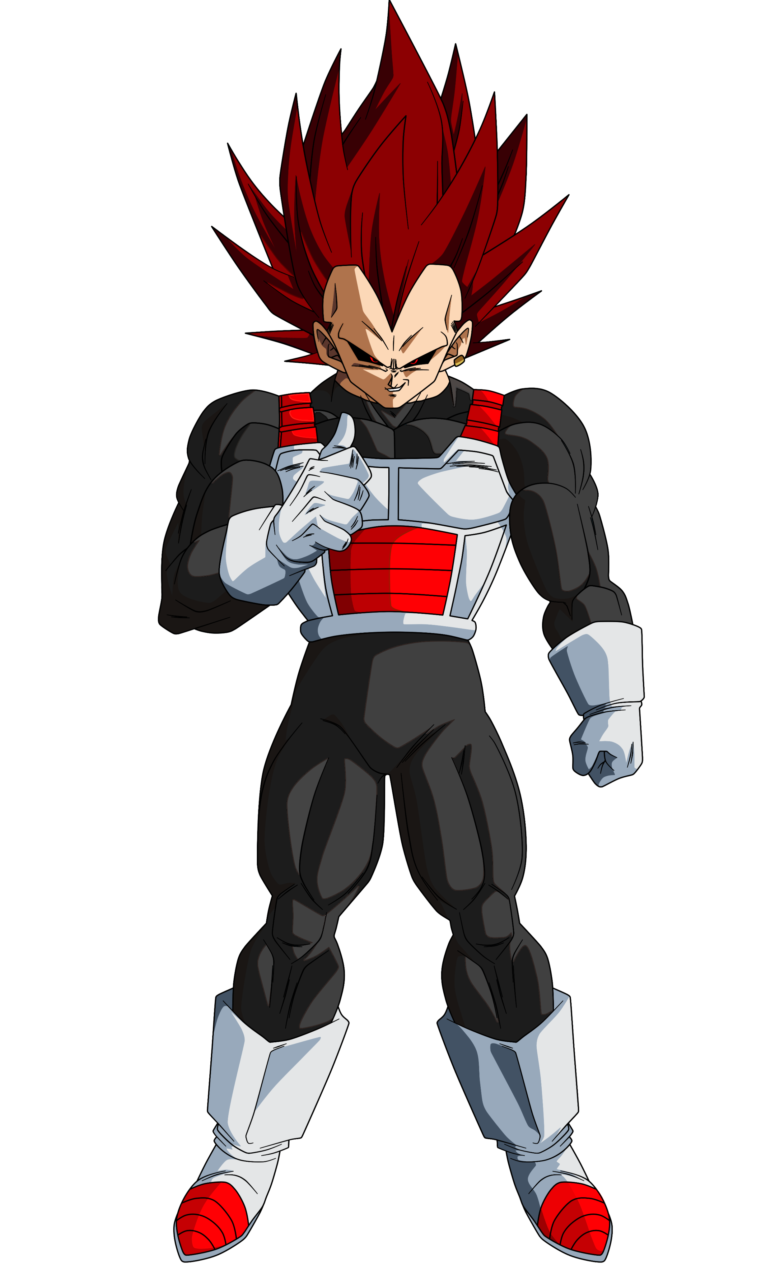 evil vegeta mega instinto maligno by xchs on DeviantArt