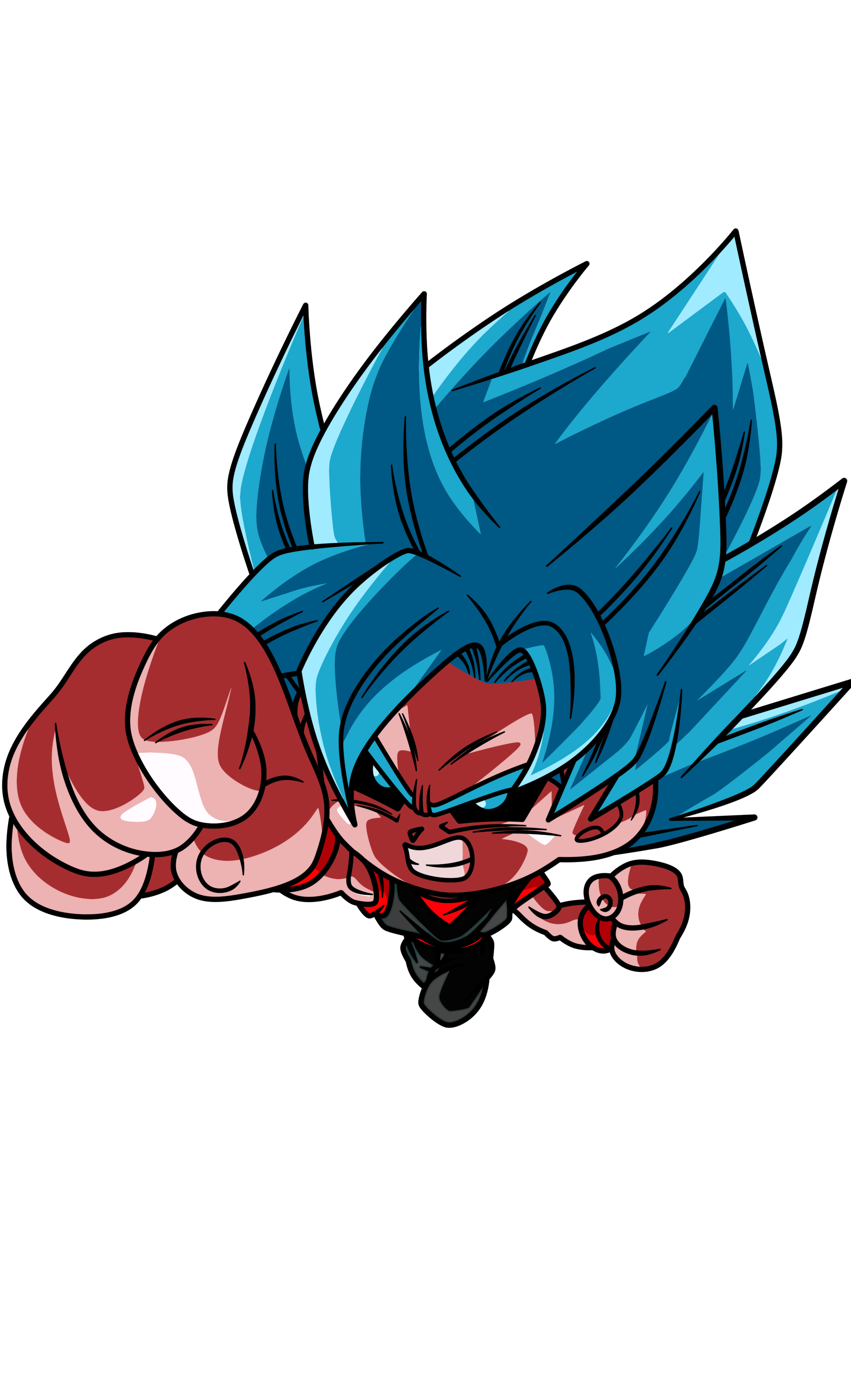 Universal Super Saiyan Blue Goku w/ Aura BG by BlackFlim on DeviantArt