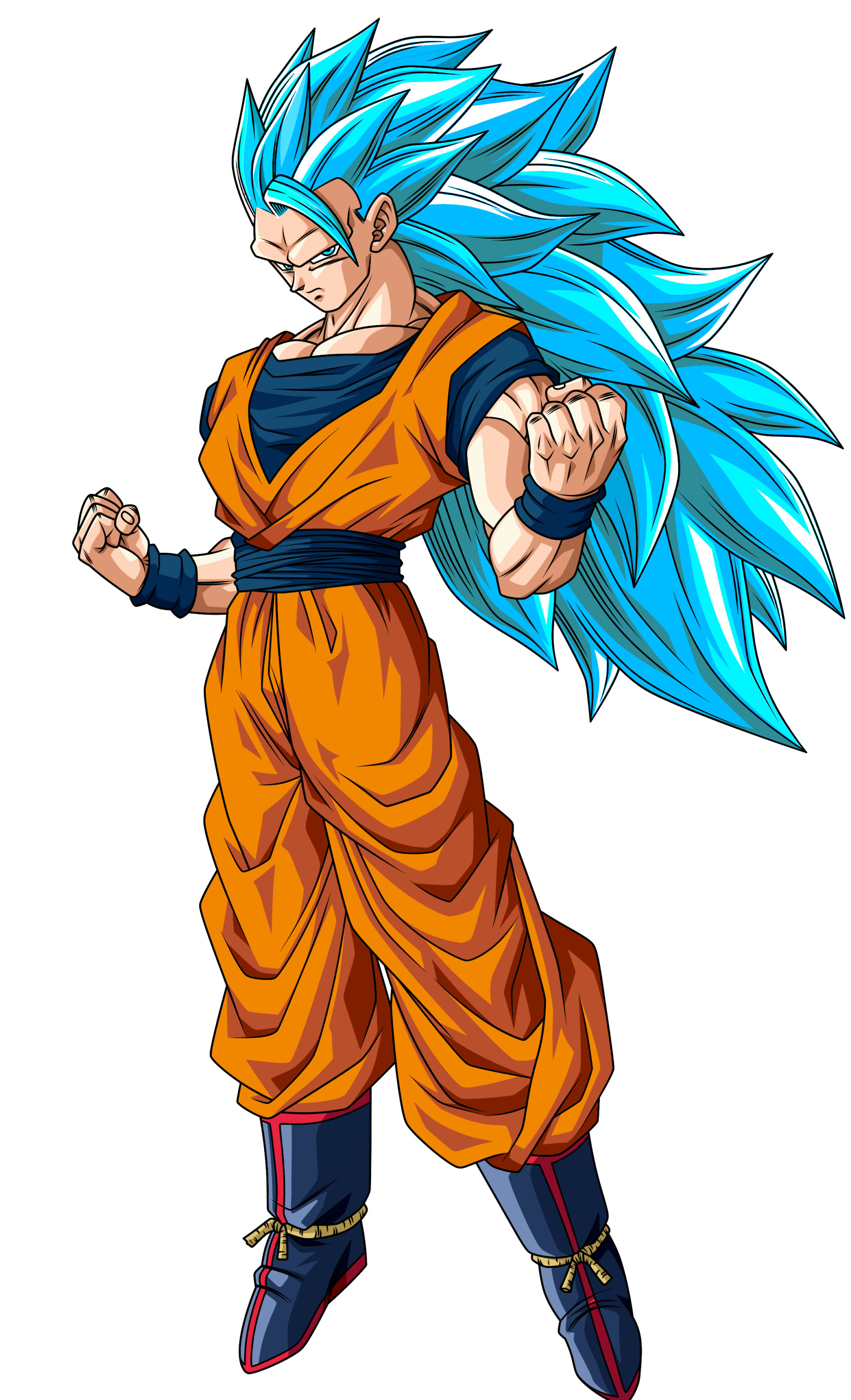 goku ssj Blue 3 render 2 by xchs on DeviantArt