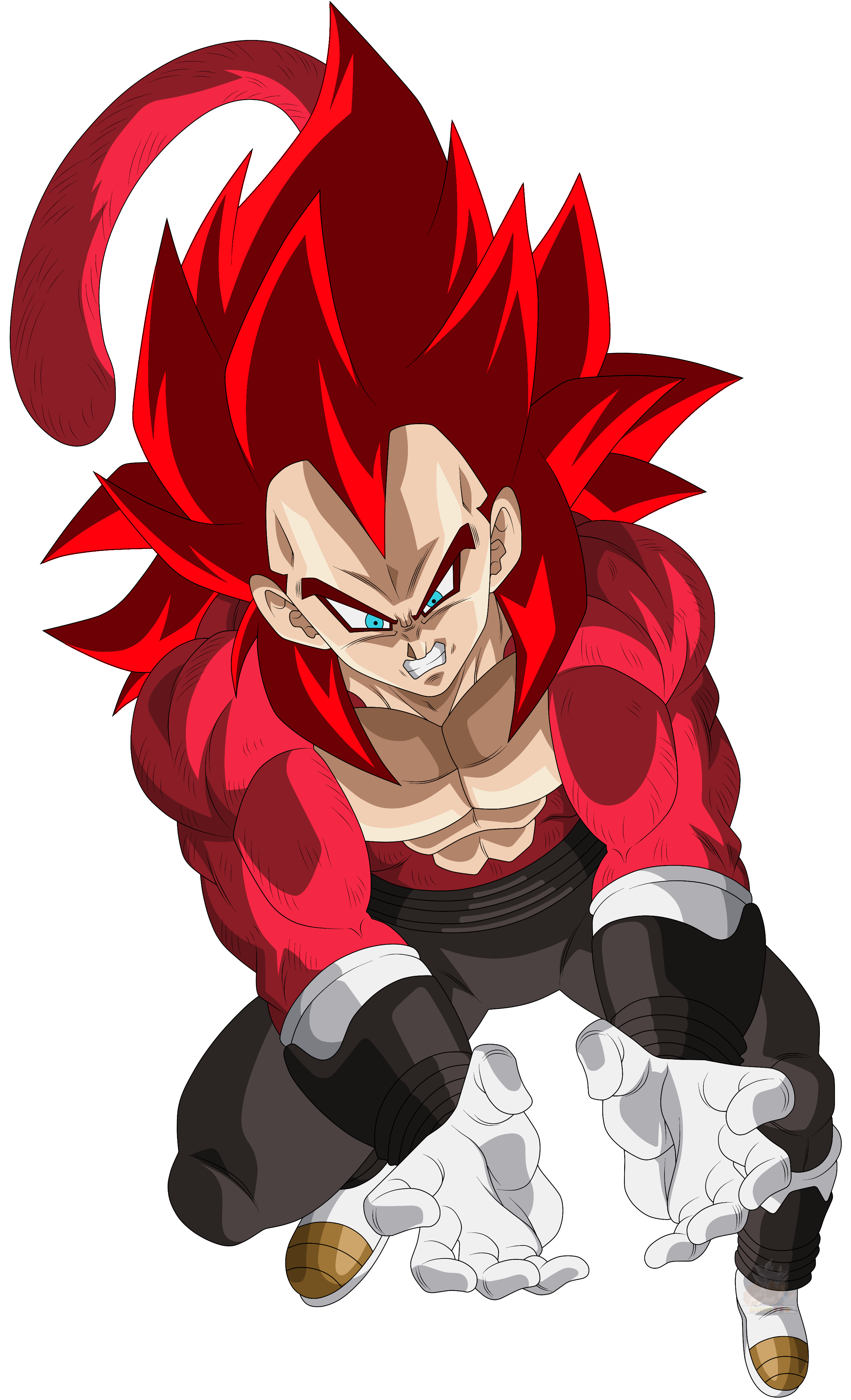 Limit Breaker Super Saiyan 4 Gogeta w/ Aura BG by BlackFlim on DeviantArt