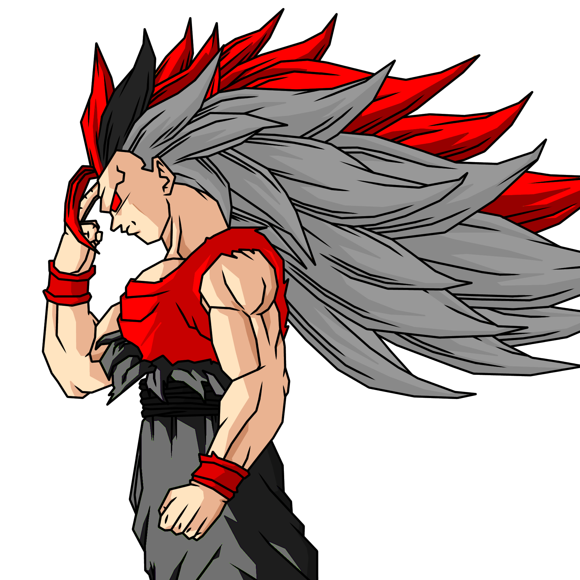 evil vegetto ssj9 maligno by xchs on DeviantArt