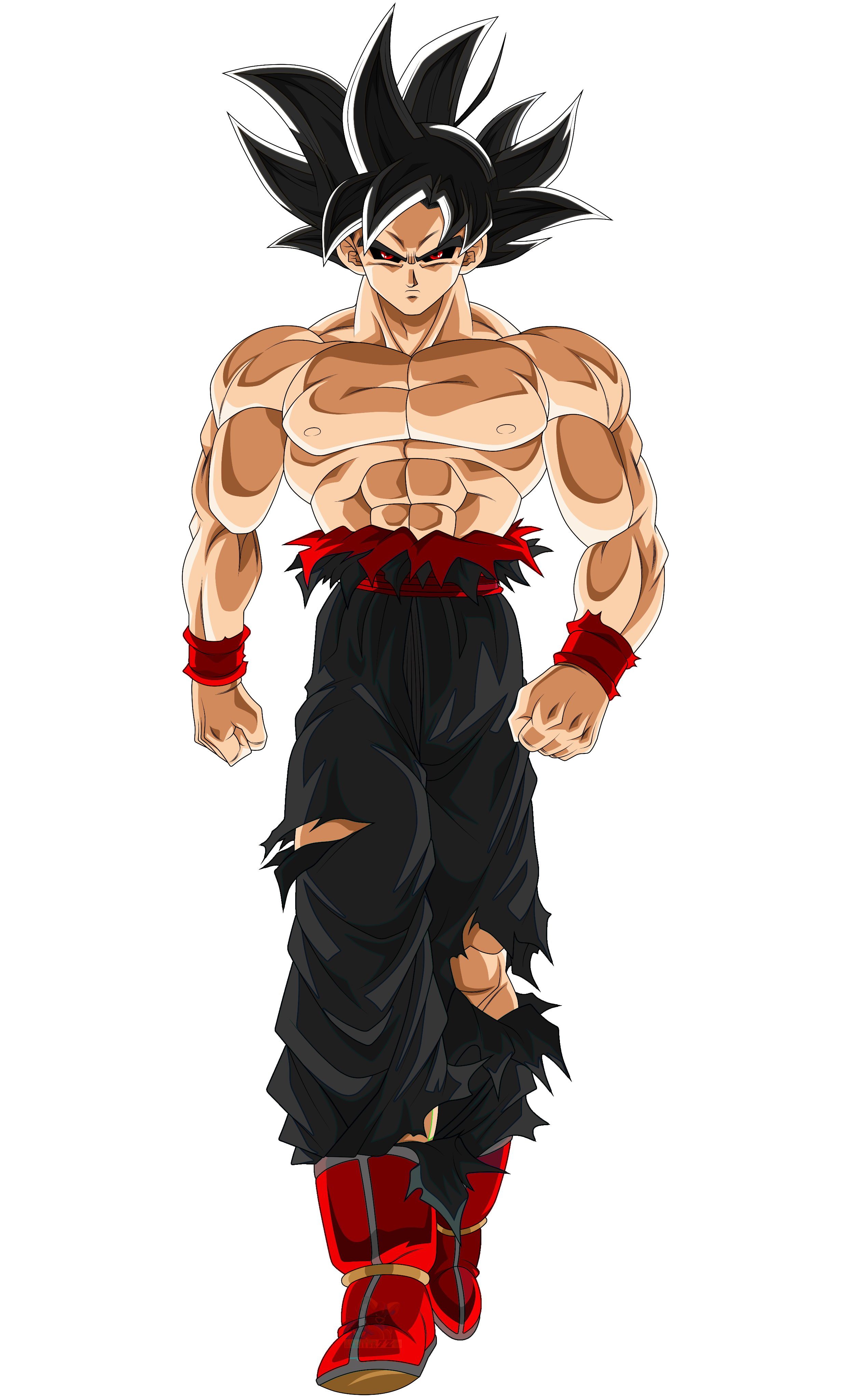 evil goku ultra instinto maligno by xchs on DeviantArt