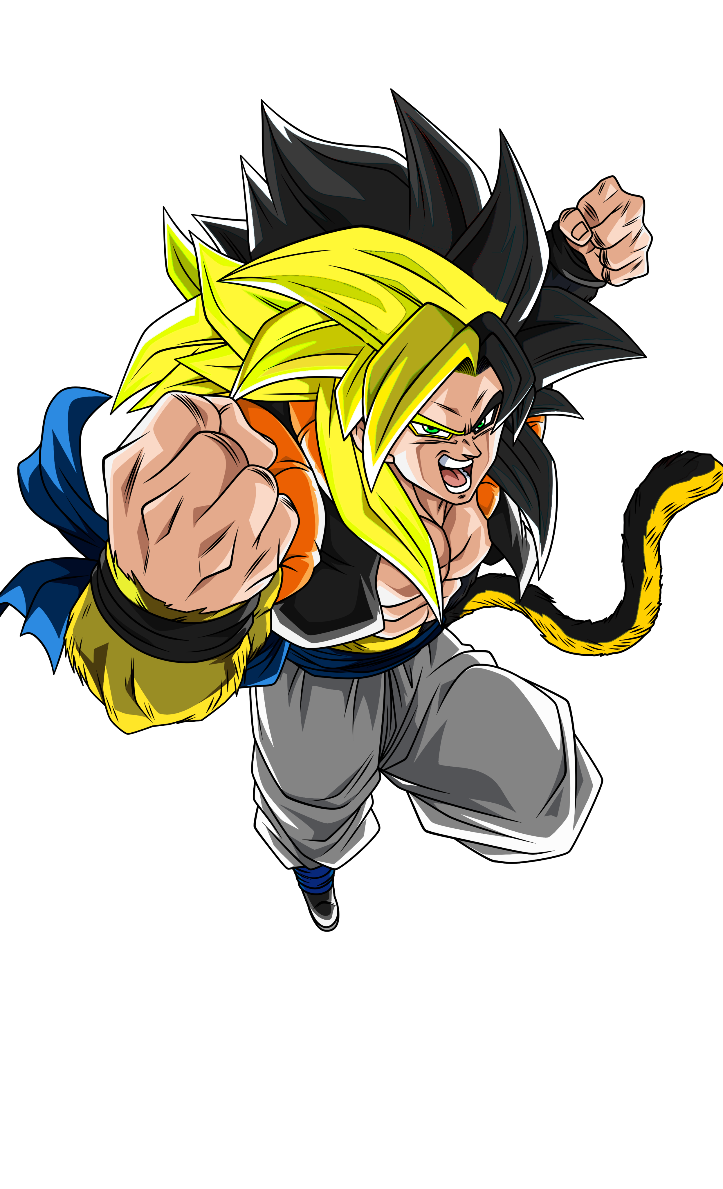 Gogeta ssj4 by iamdarkmoon on DeviantArt