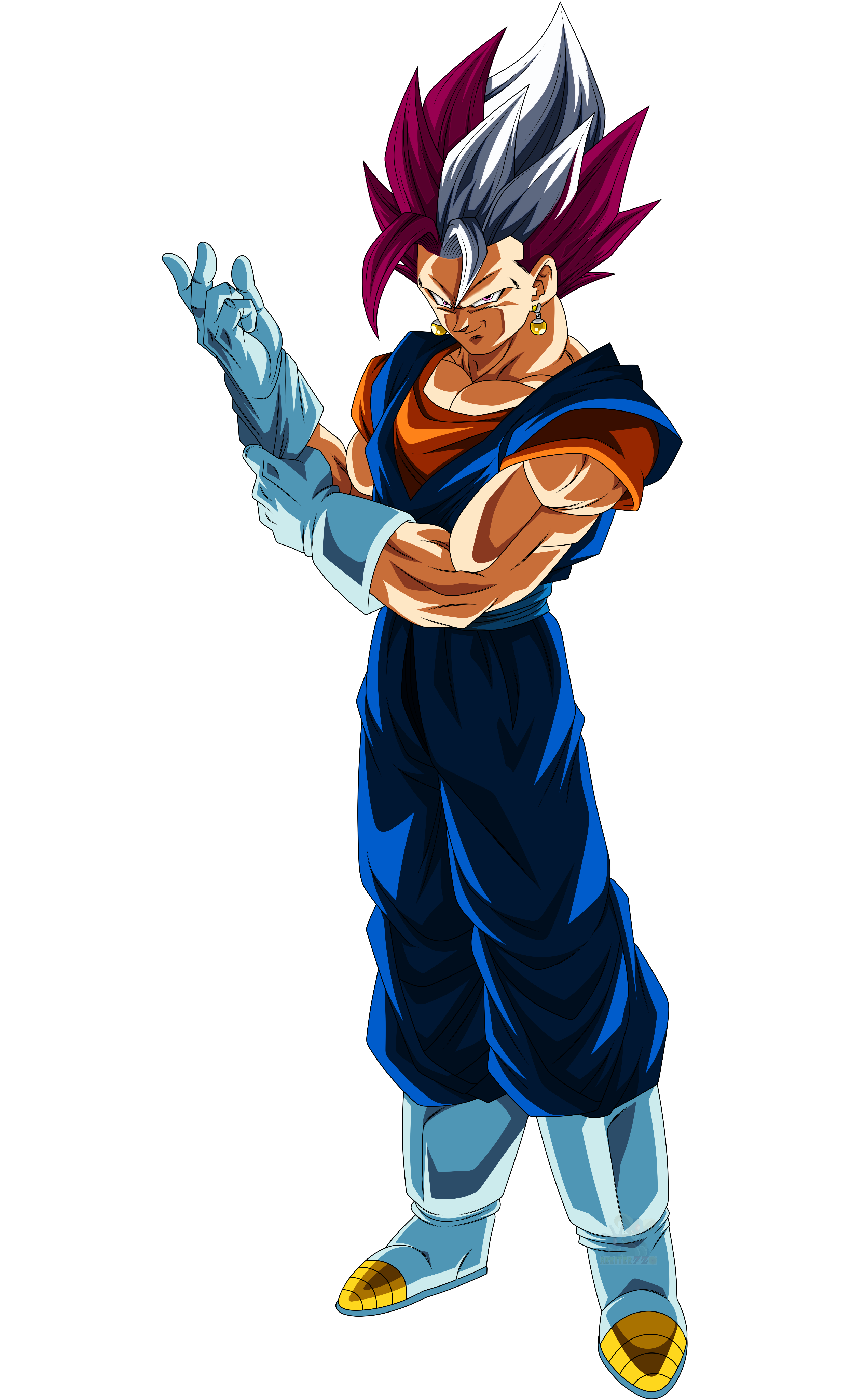 evil vegetto ssj9 maligno by xchs on DeviantArt