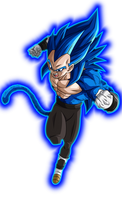 Xeno vegeta ssj Blue 4 evolution