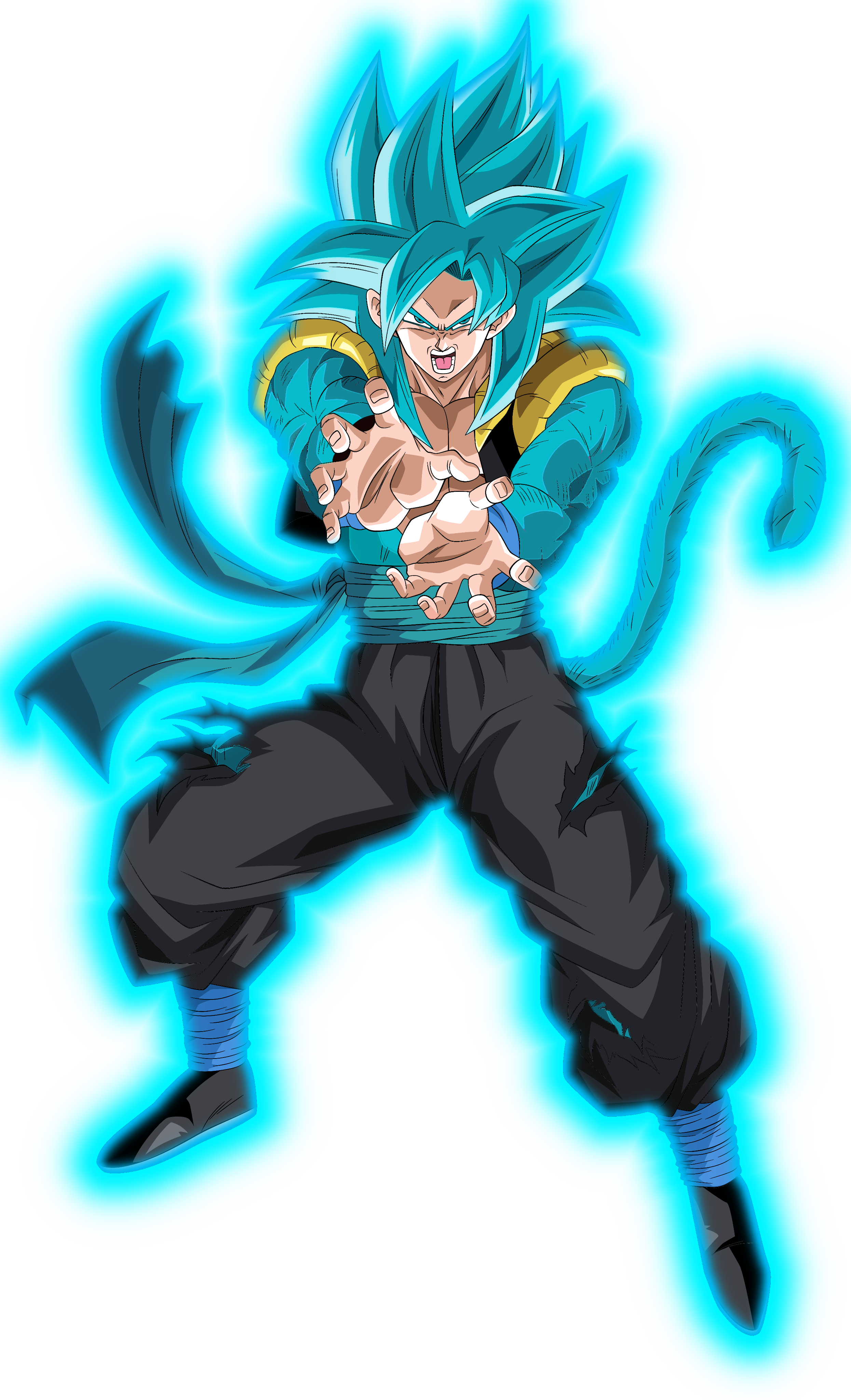 Gogeta Super Saiyajin 4 Blue by NarihiCharm on DeviantArt