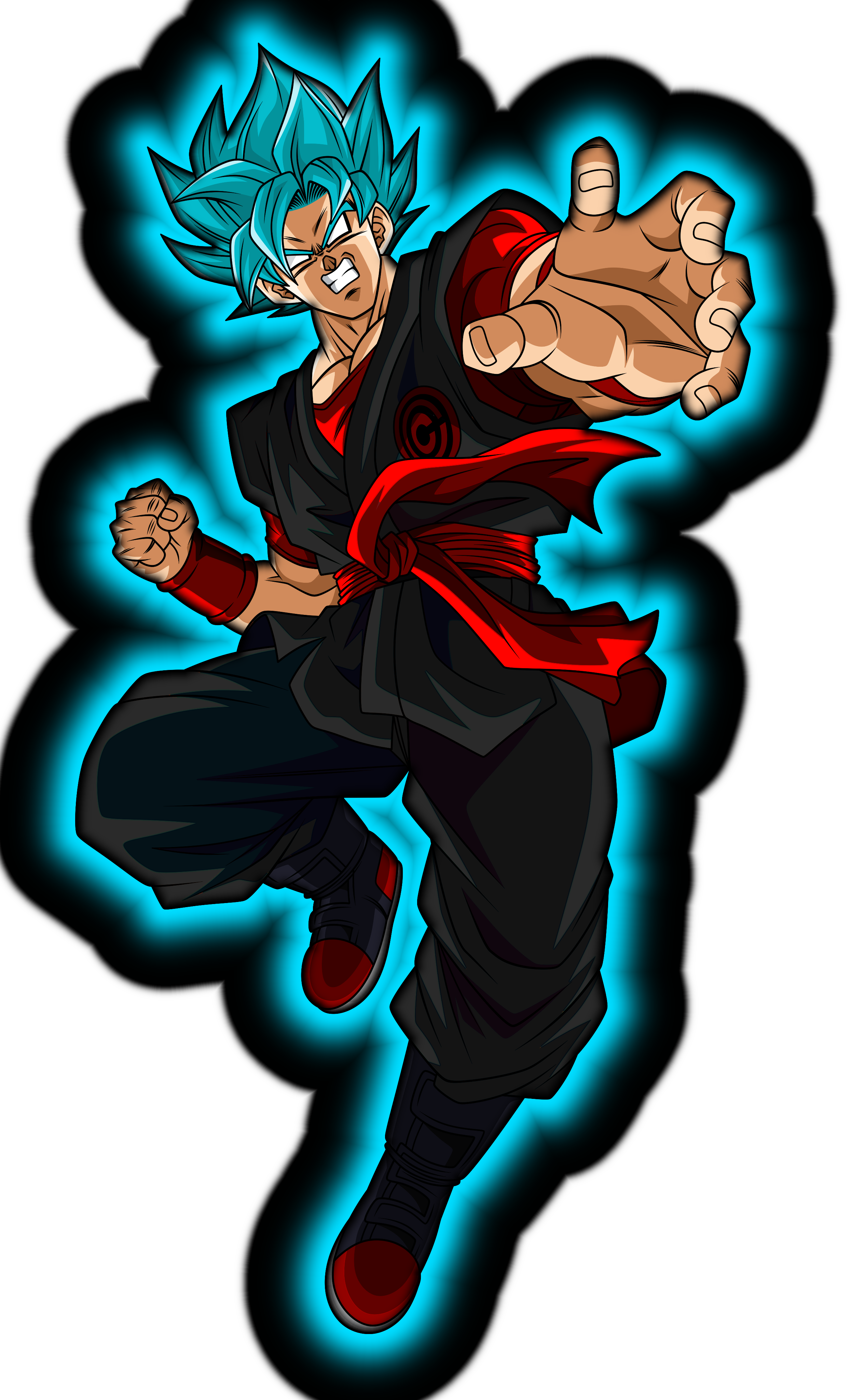 goku ssj blue evolution by xchs on DeviantArt