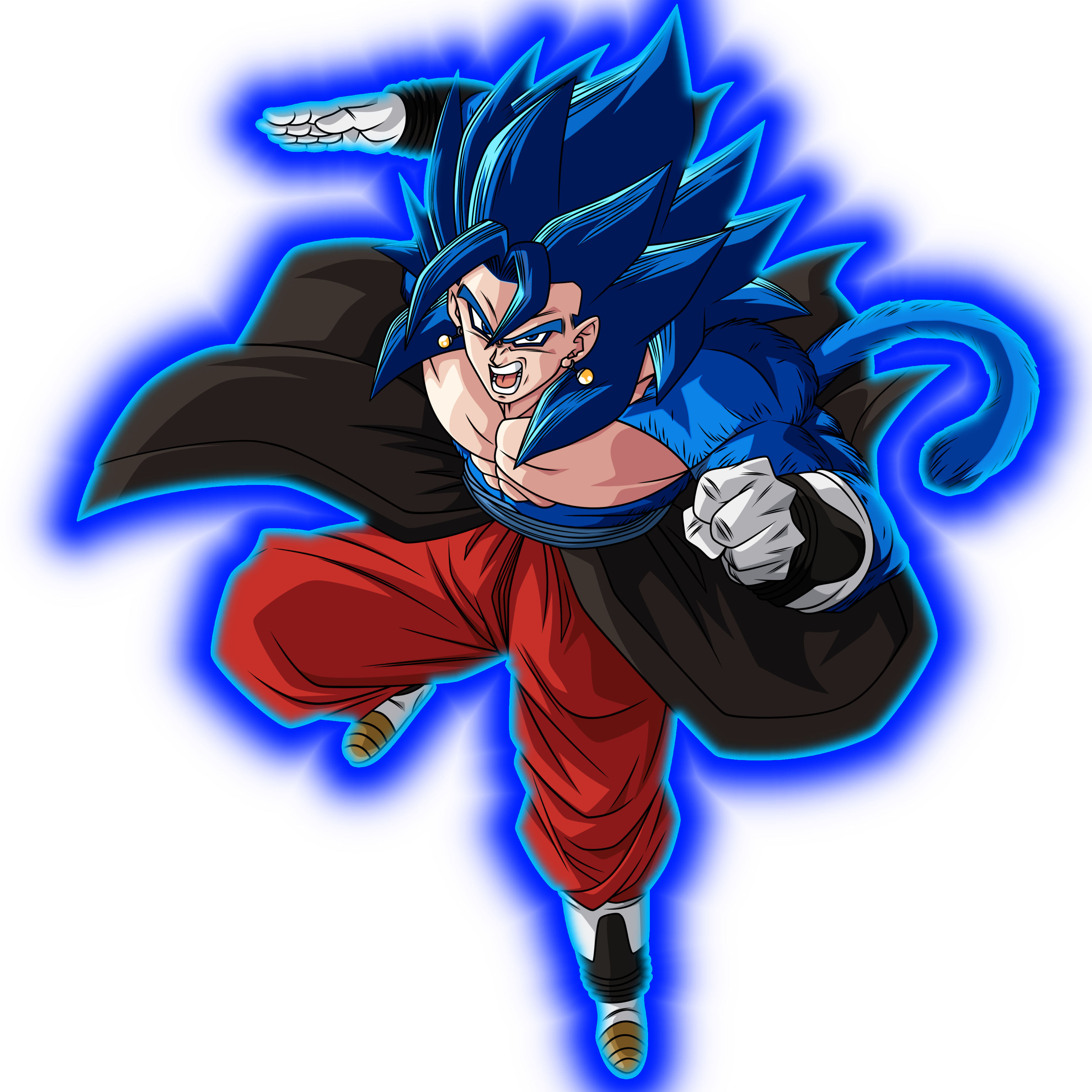 Gogeta ssj blue evolution y Vegetto xeno ssj4 (lm) by davidferres on  DeviantArt