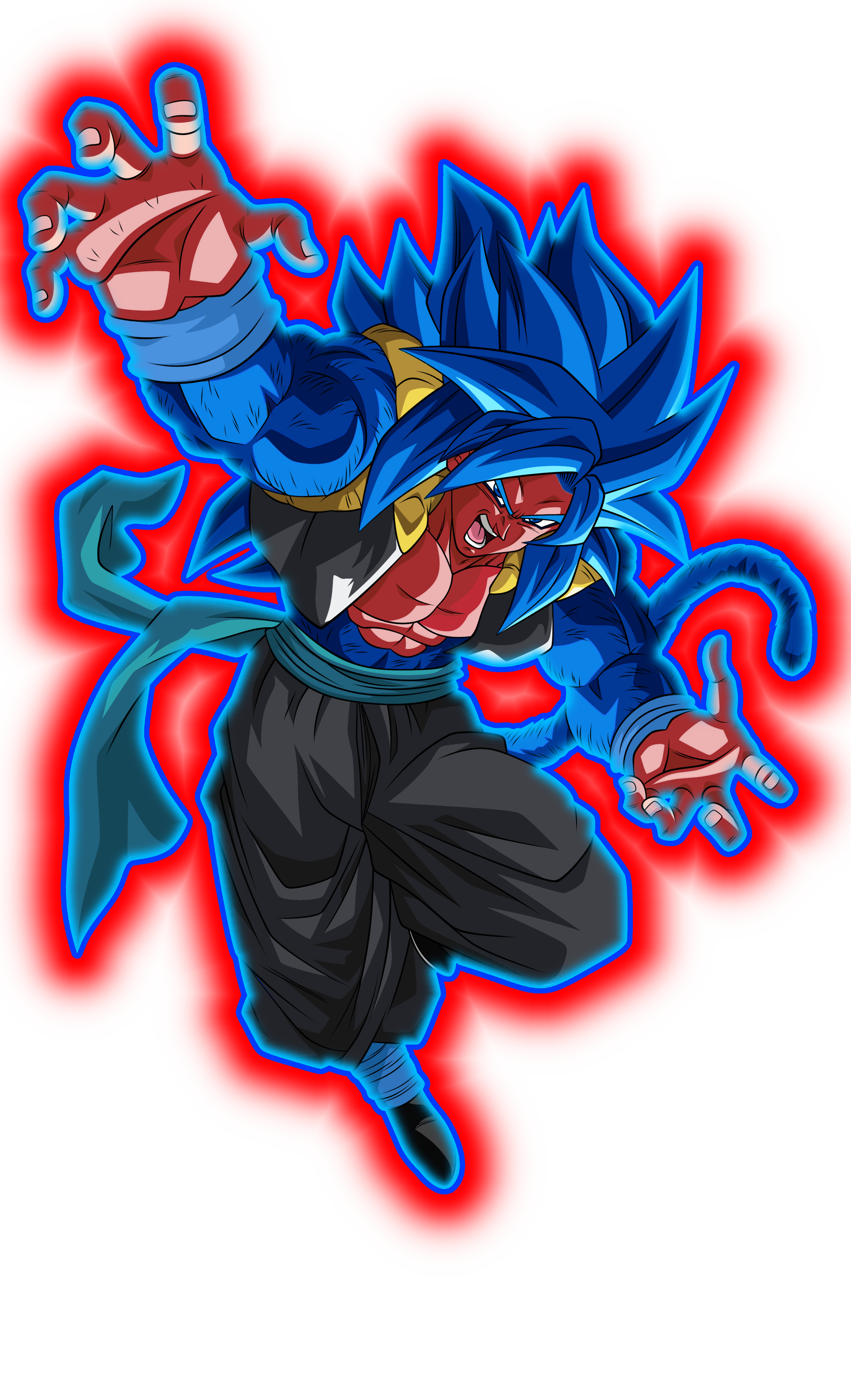 gogeta ssj blue evolution kaioken x20 by xchs on DeviantArt