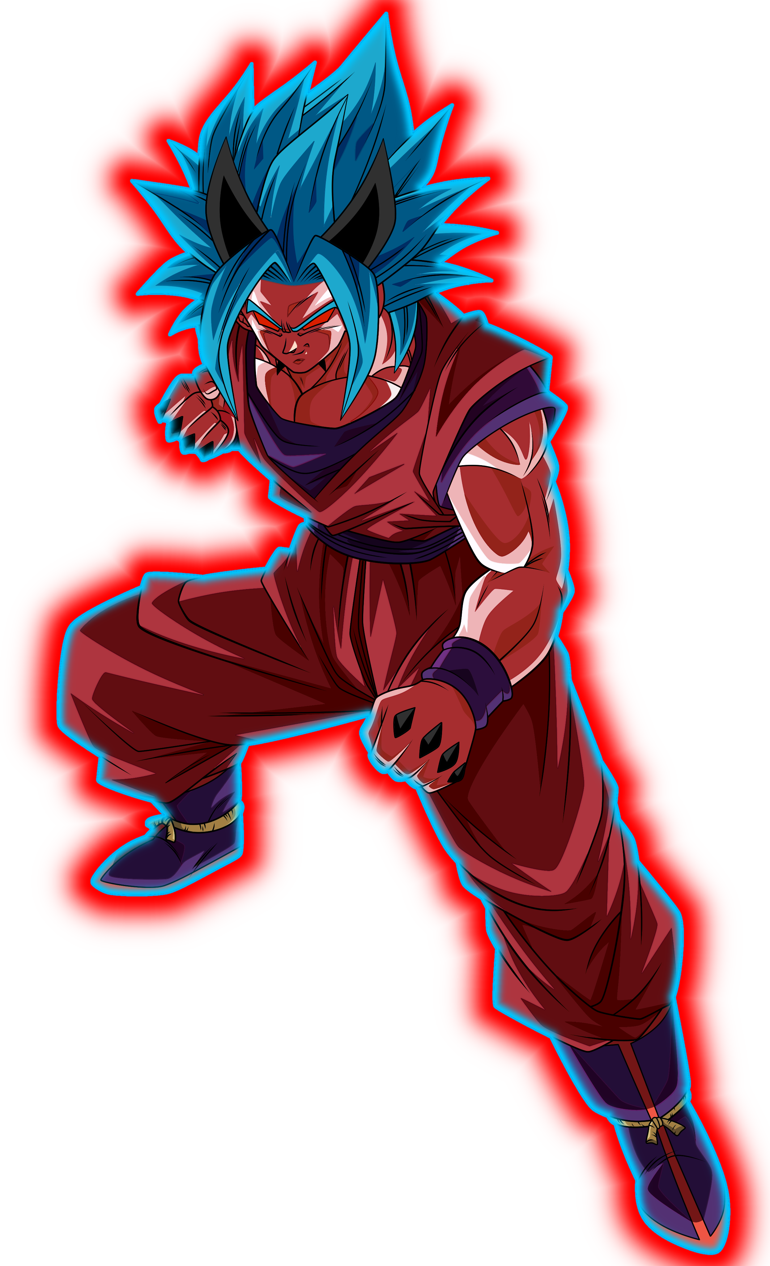 Goku SSJ Blue Kaioken x20 (Render) by VictorTostado on DeviantArt