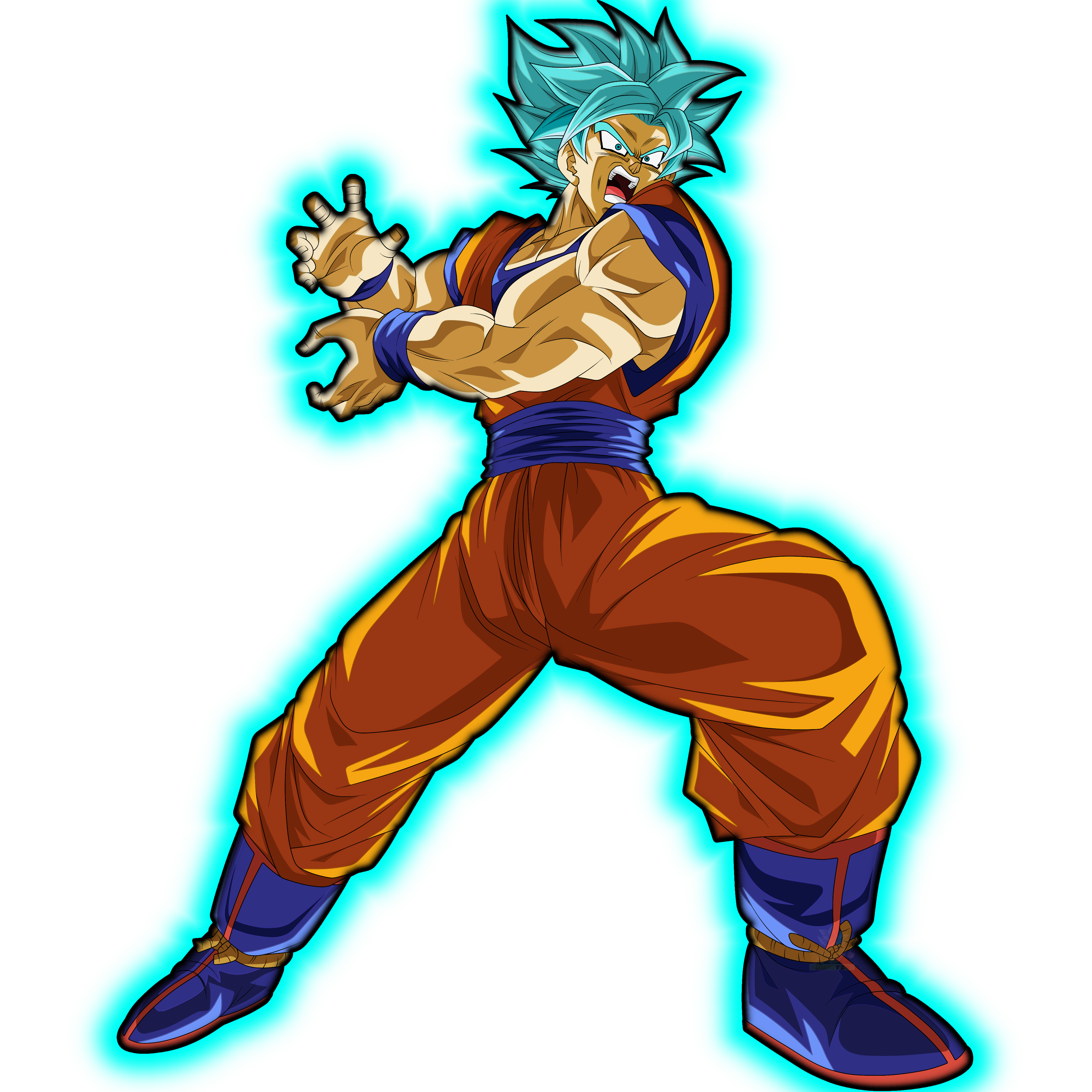 Goku (NSTWS) ssj blue universal render 2 by xchs on DeviantArt