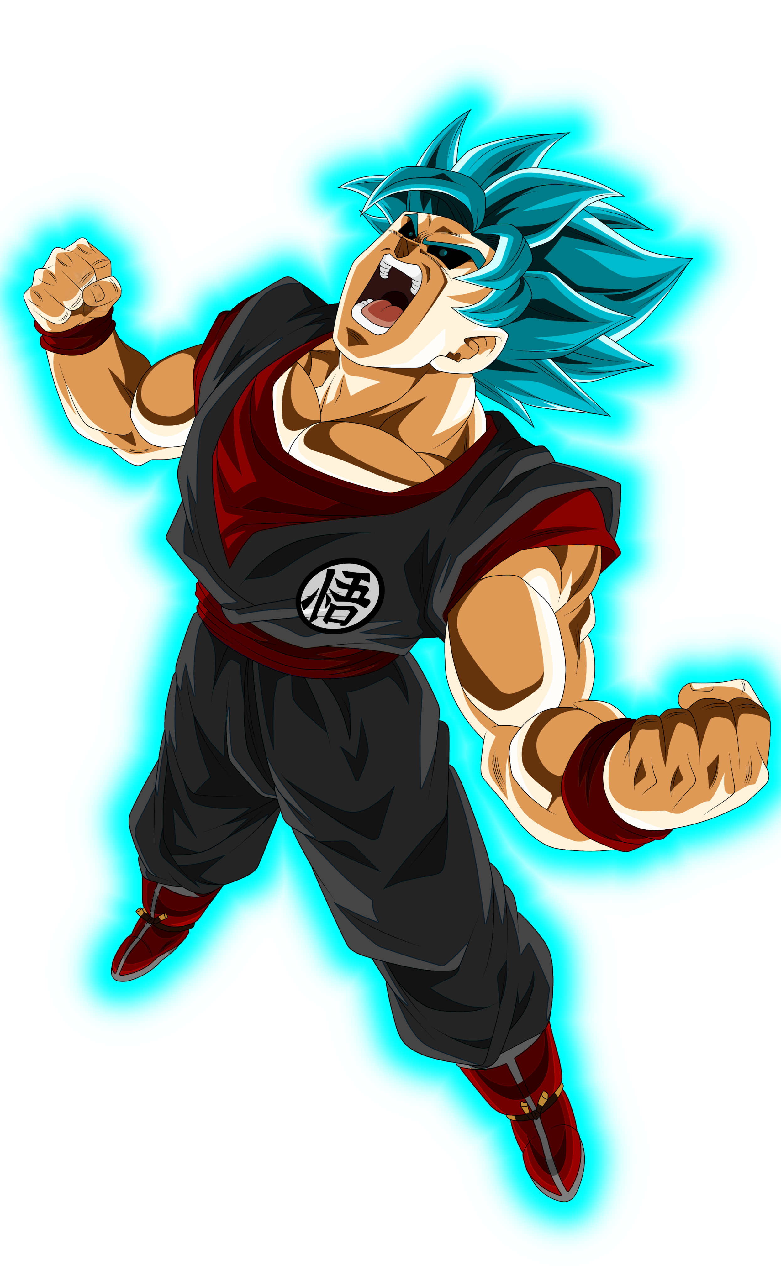 Goku SSJ BLUE UNIVERSAL by xchs on DeviantArt