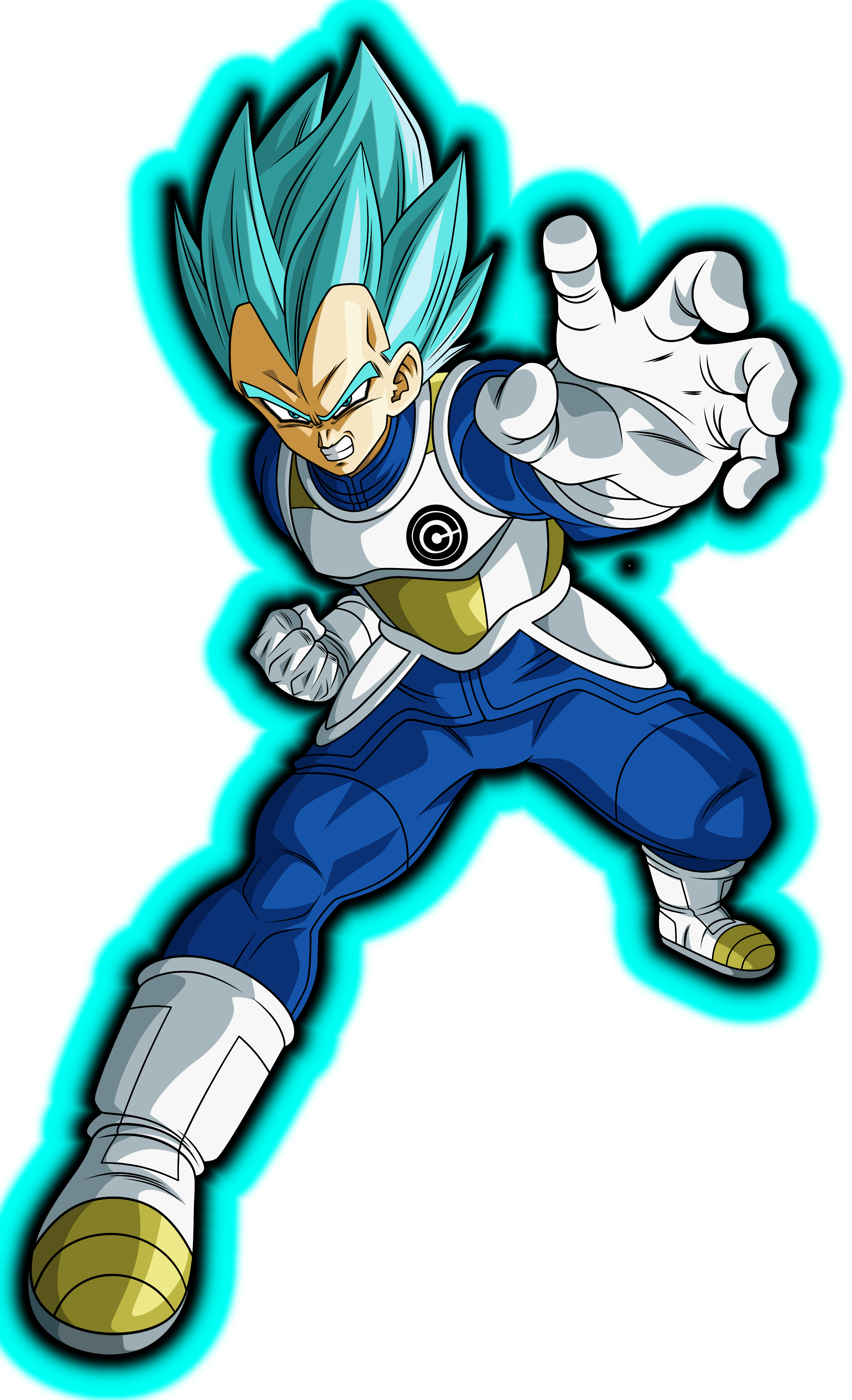 Vegeta SSJ Blue 2 (Alt.2) by SSJROSE890 on DeviantArt