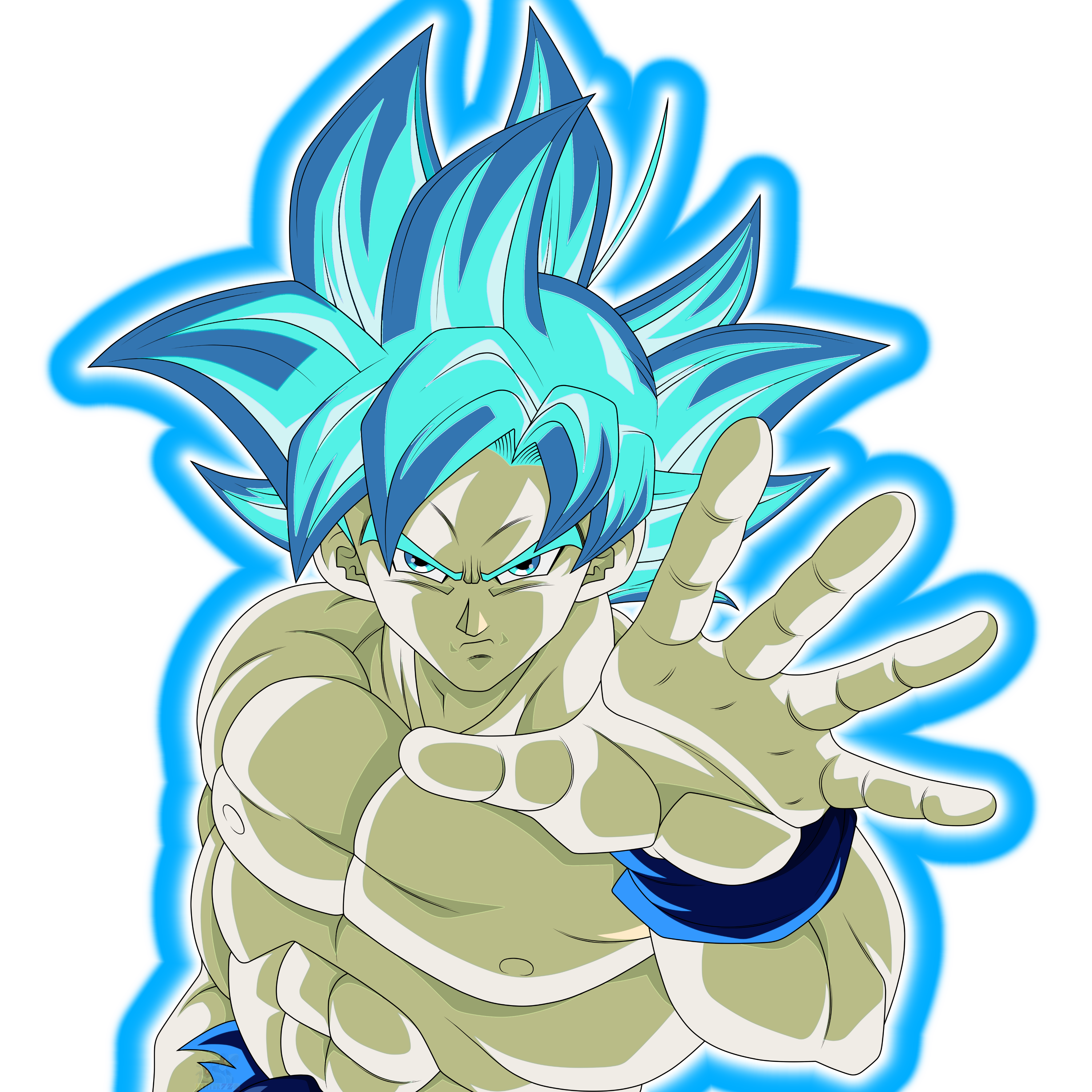 Goku (NSTWS) ssj blue universal render 2 by xchs on DeviantArt