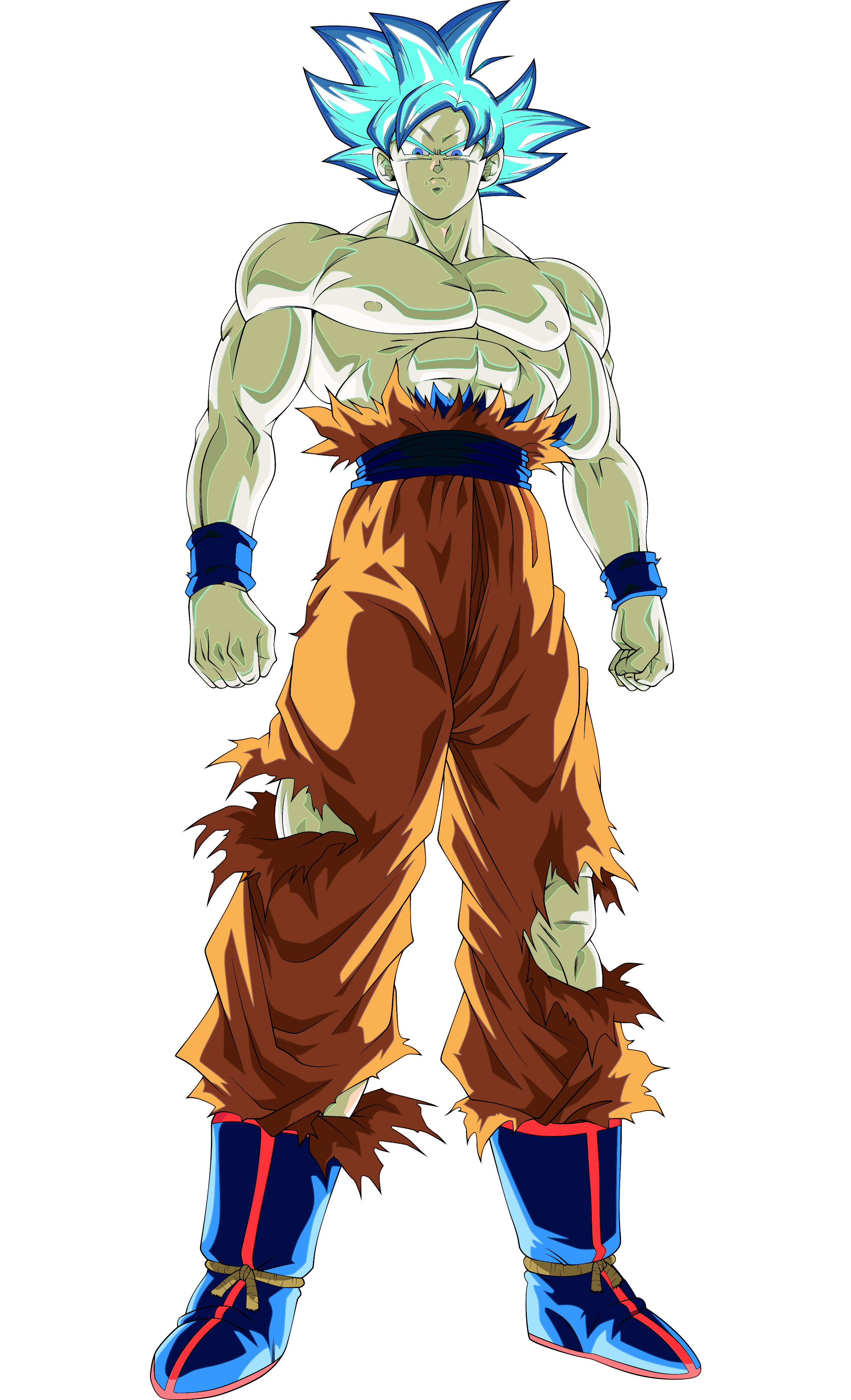 Goku (NSTWS) ssj blue universal render 2 by xchs on DeviantArt