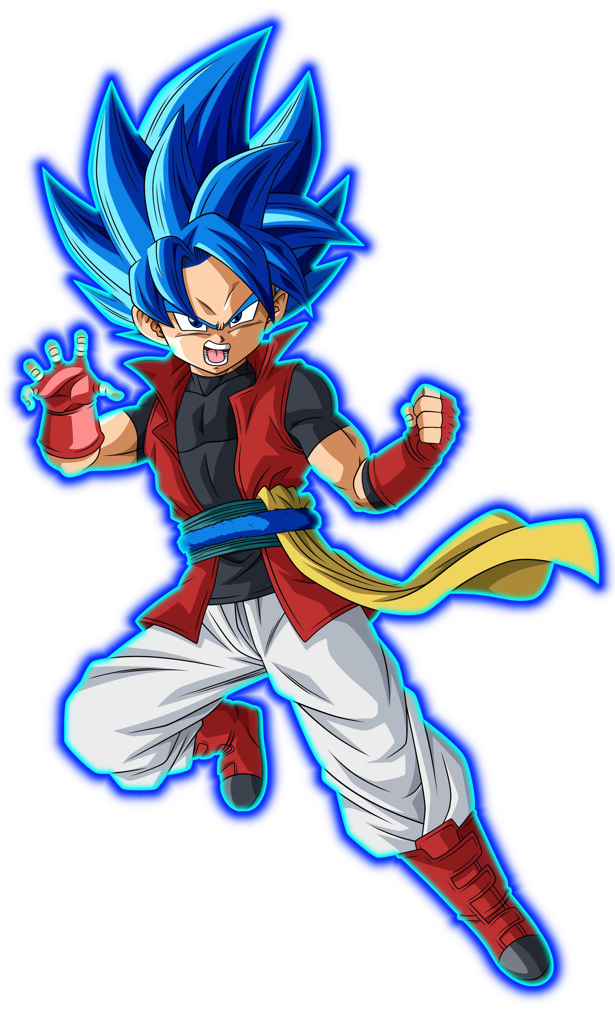 Goku Ssj Lendario Blue by MKLEONHART on DeviantArt