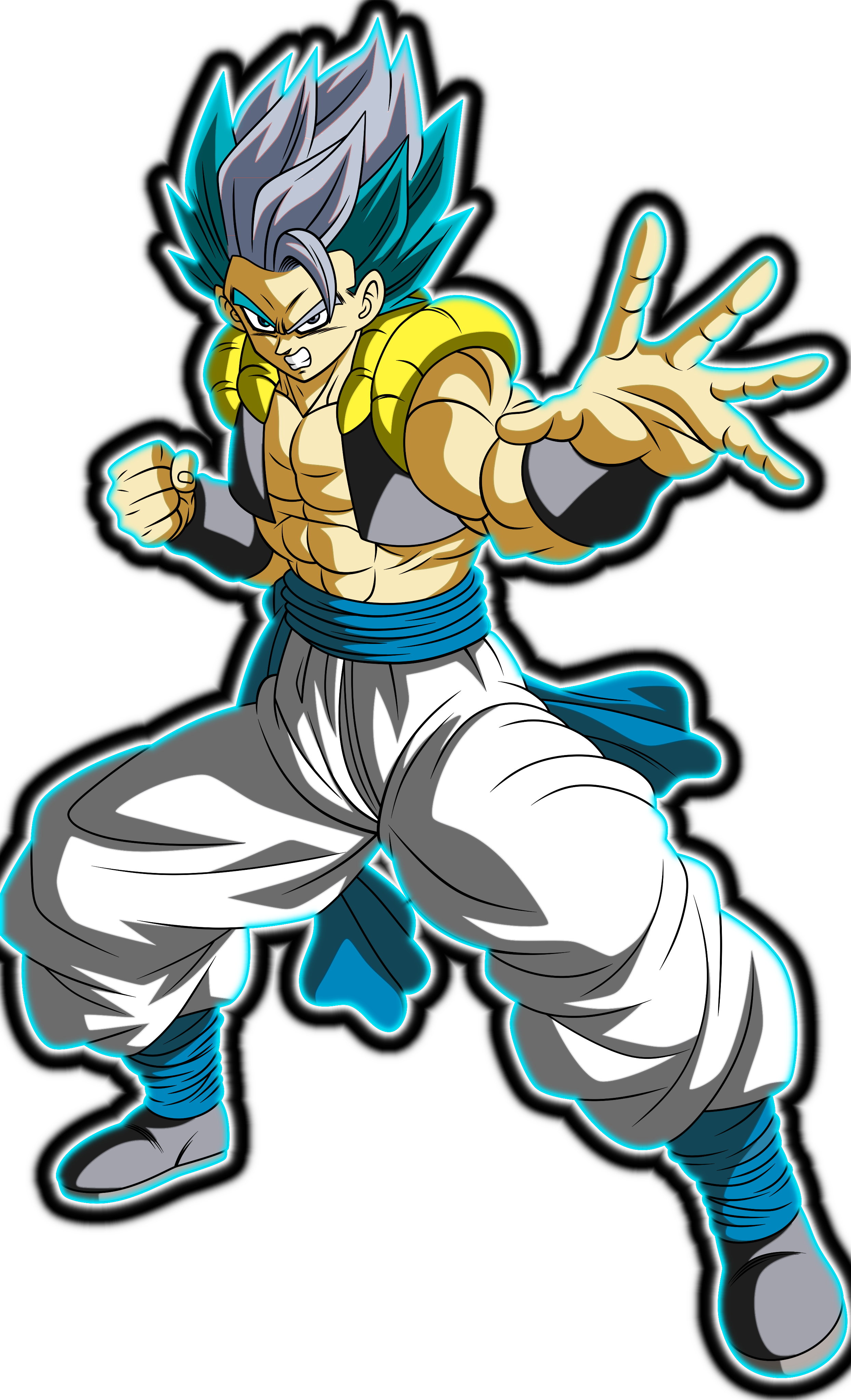 gogeta ssj Blue ultra instinto by xchs on DeviantArt