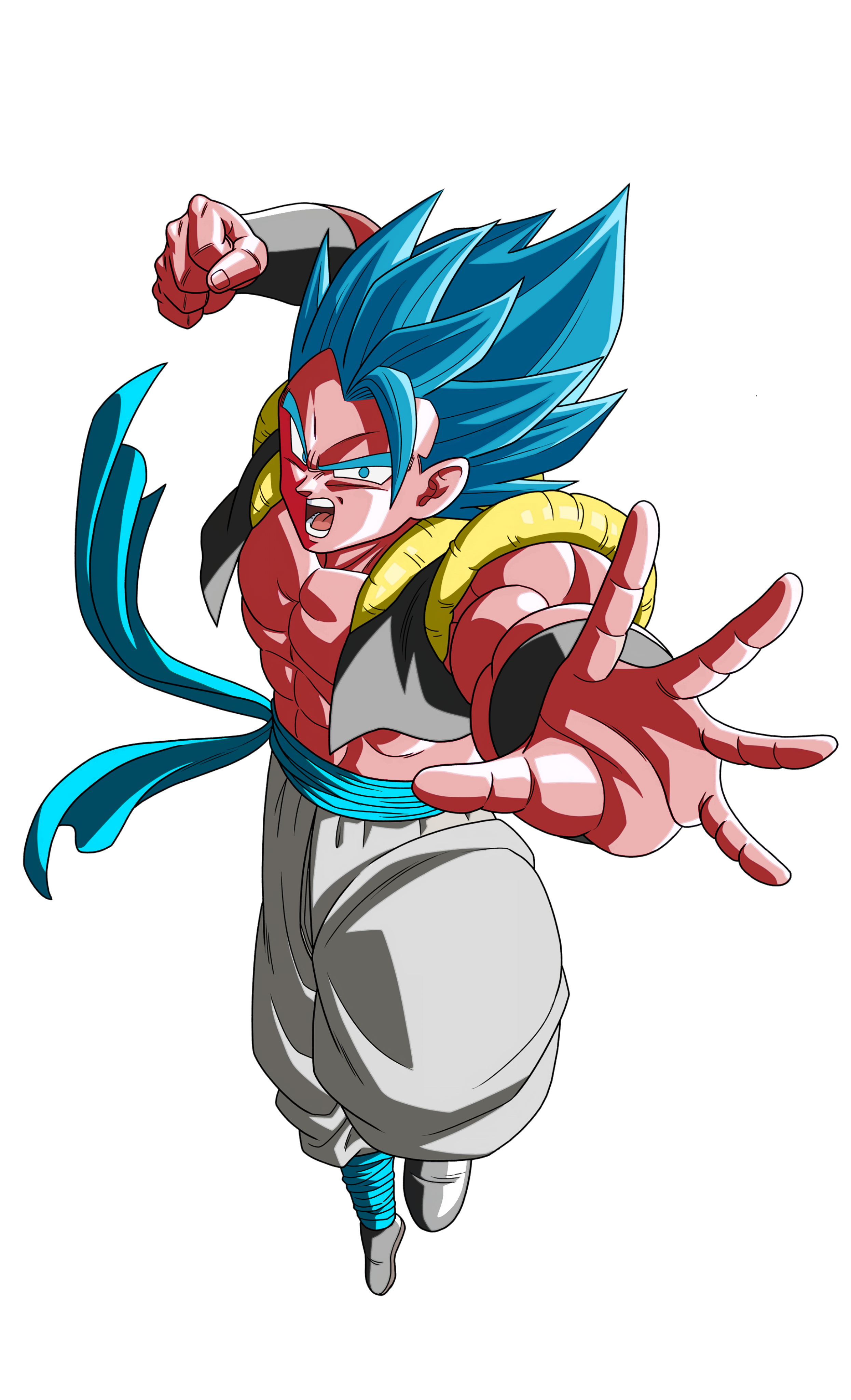 xeno gogeta ssj blue 4 render 2 by xchs on DeviantArt