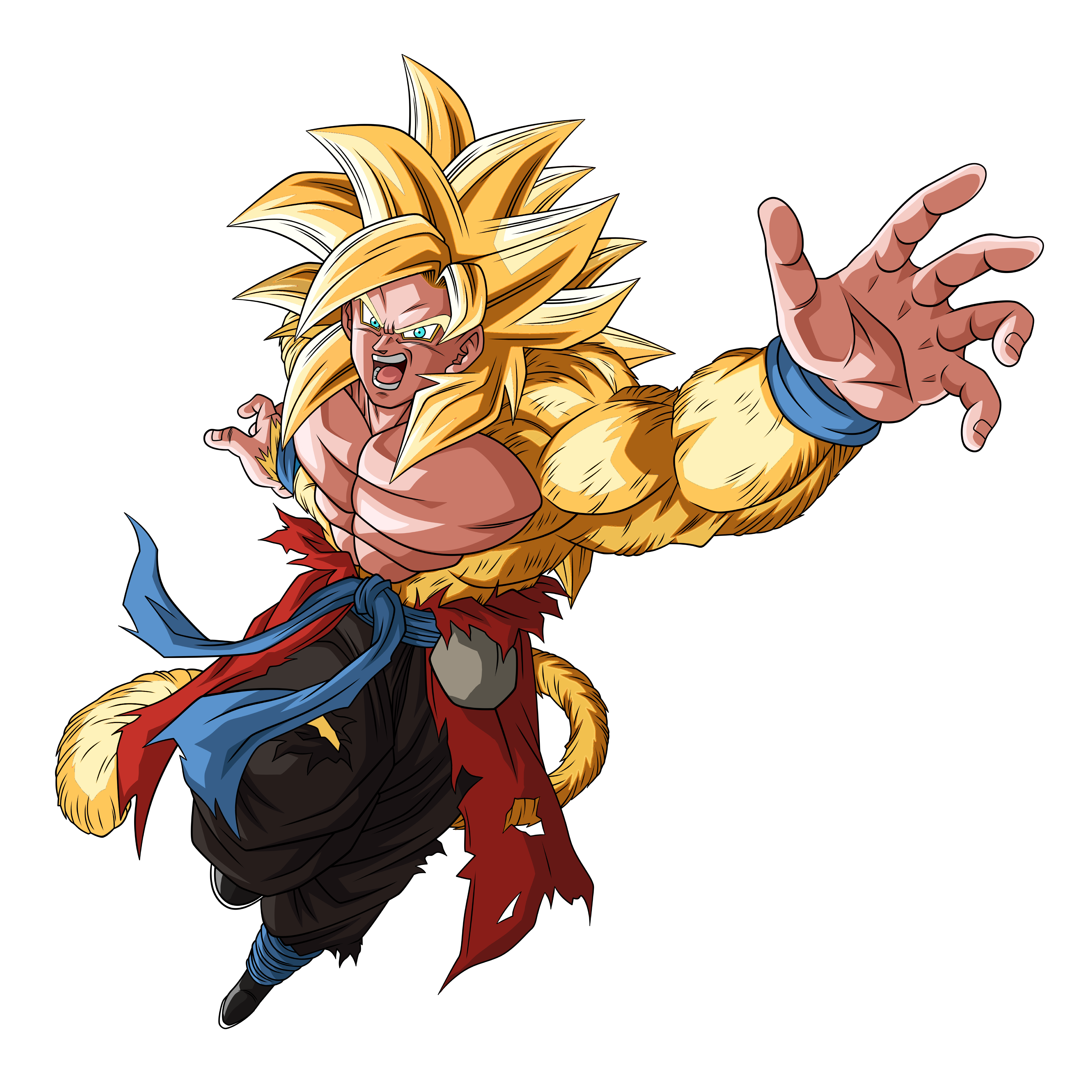 Goku Super Saiyan Mystic 3 by ChronoFz on DeviantArt