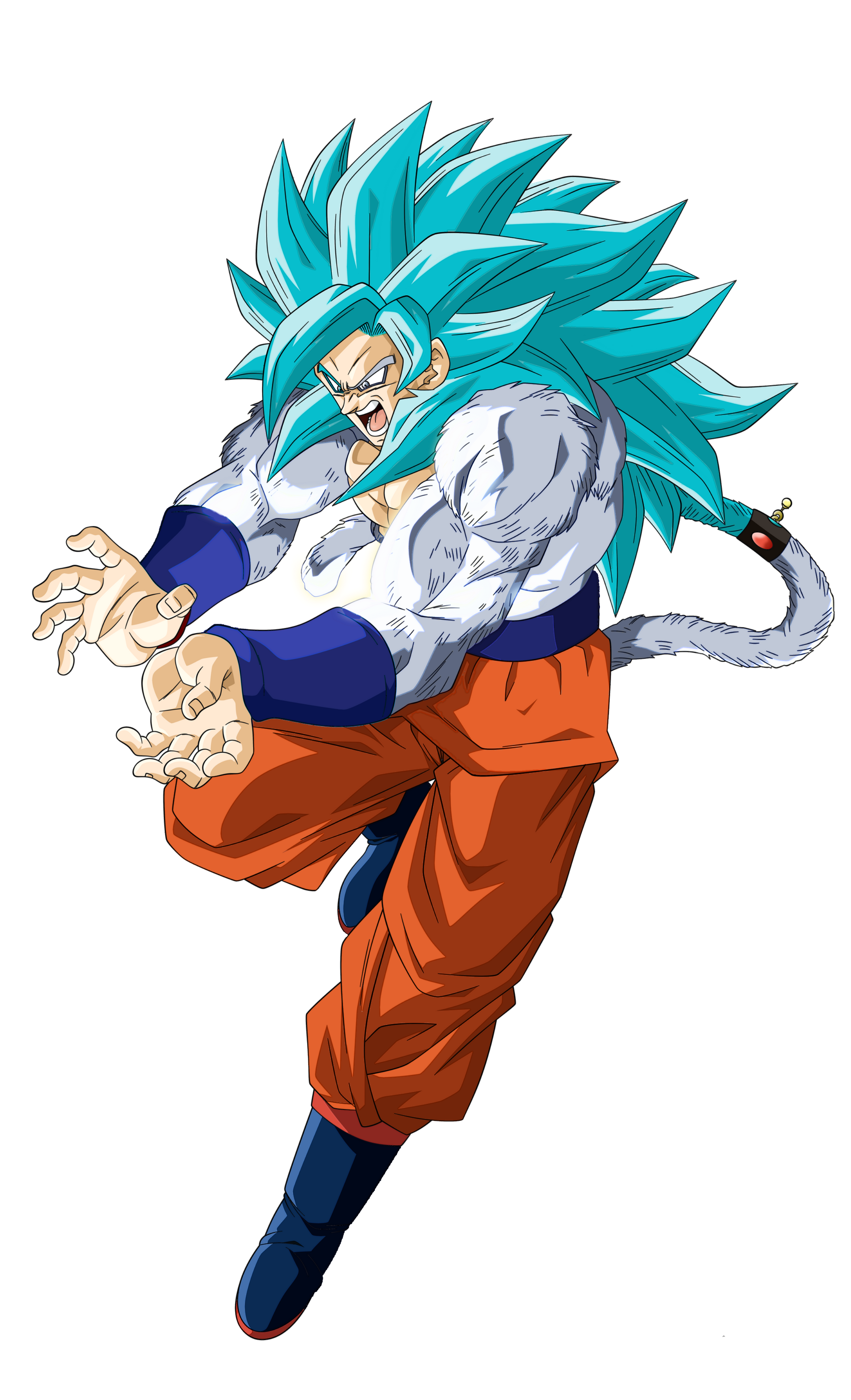 SSJ5 Blue by TwisterG84 on DeviantArt