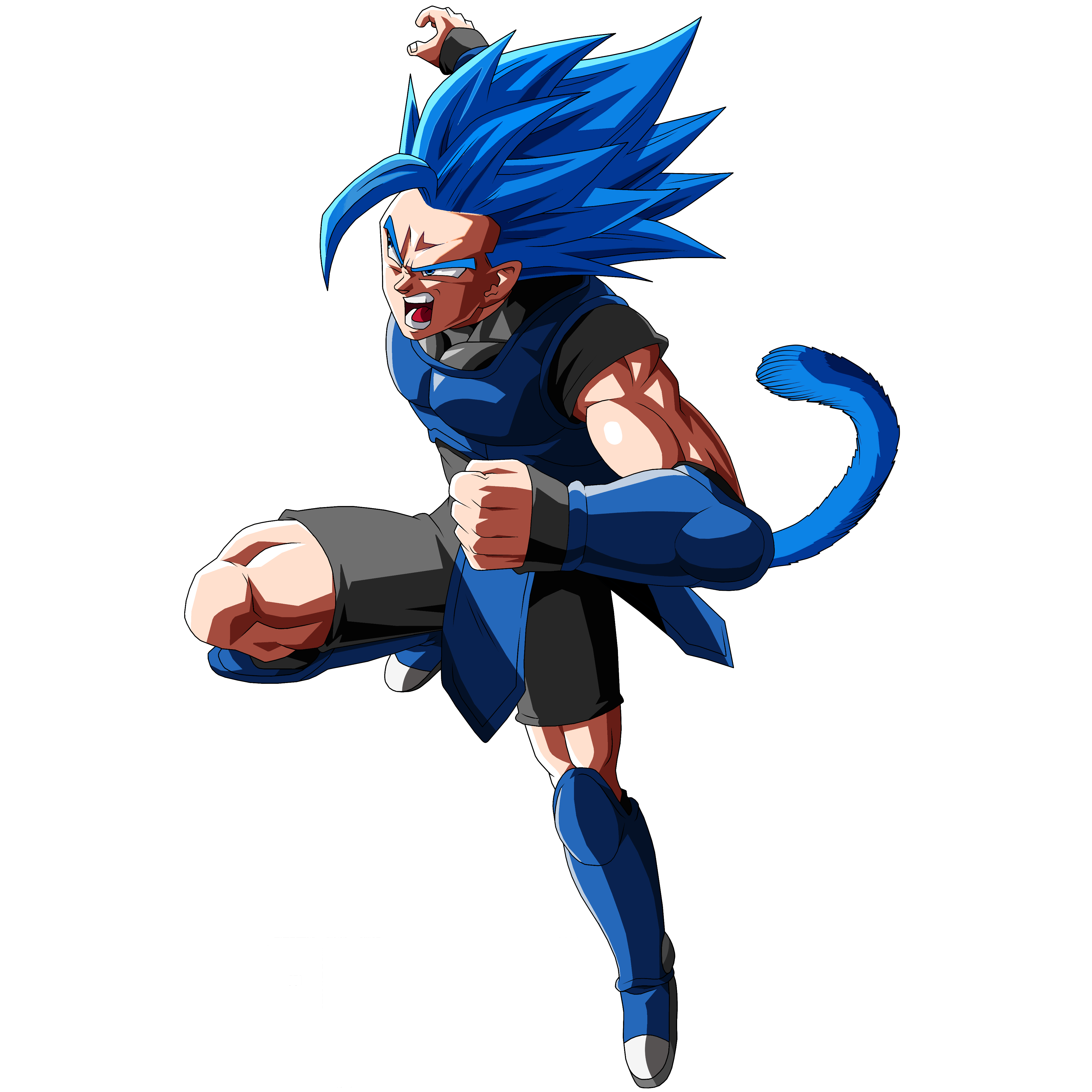 Shallot ssj blue evolution by xchs on DeviantArt