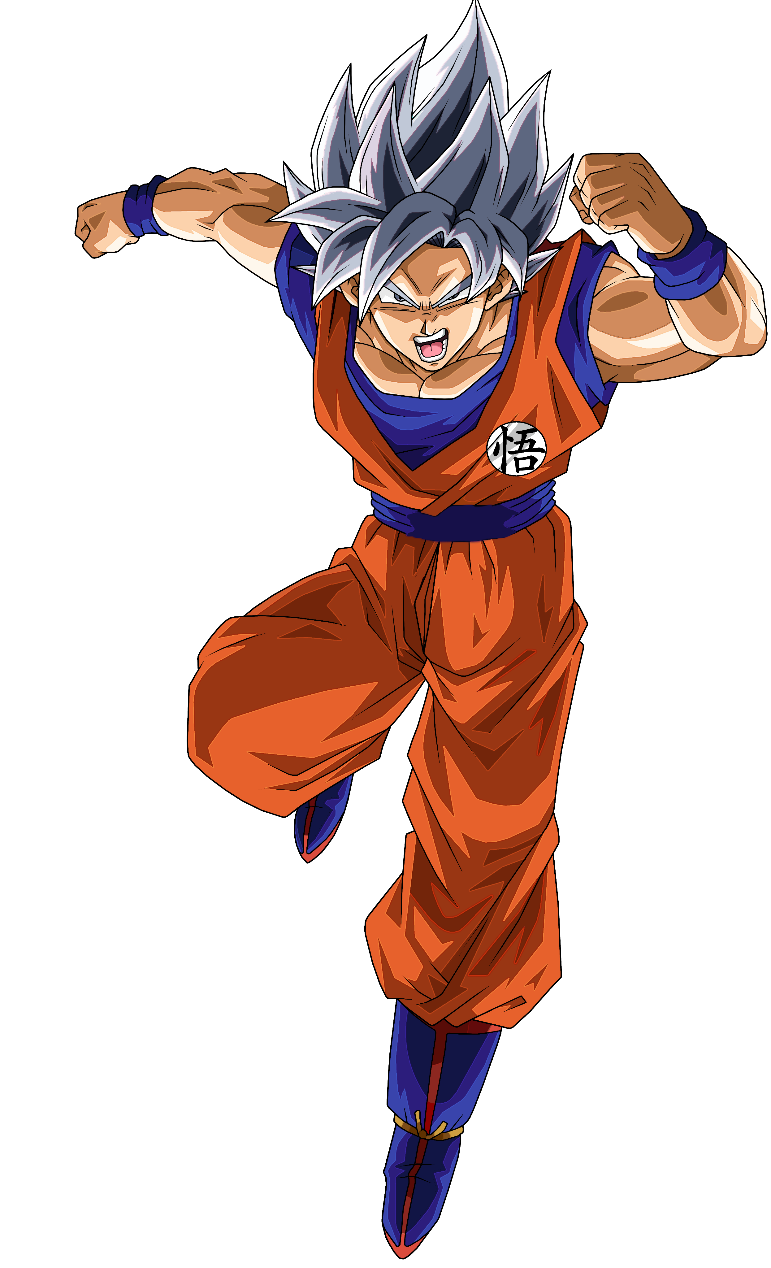 Goku instinto Superior Png, 4k