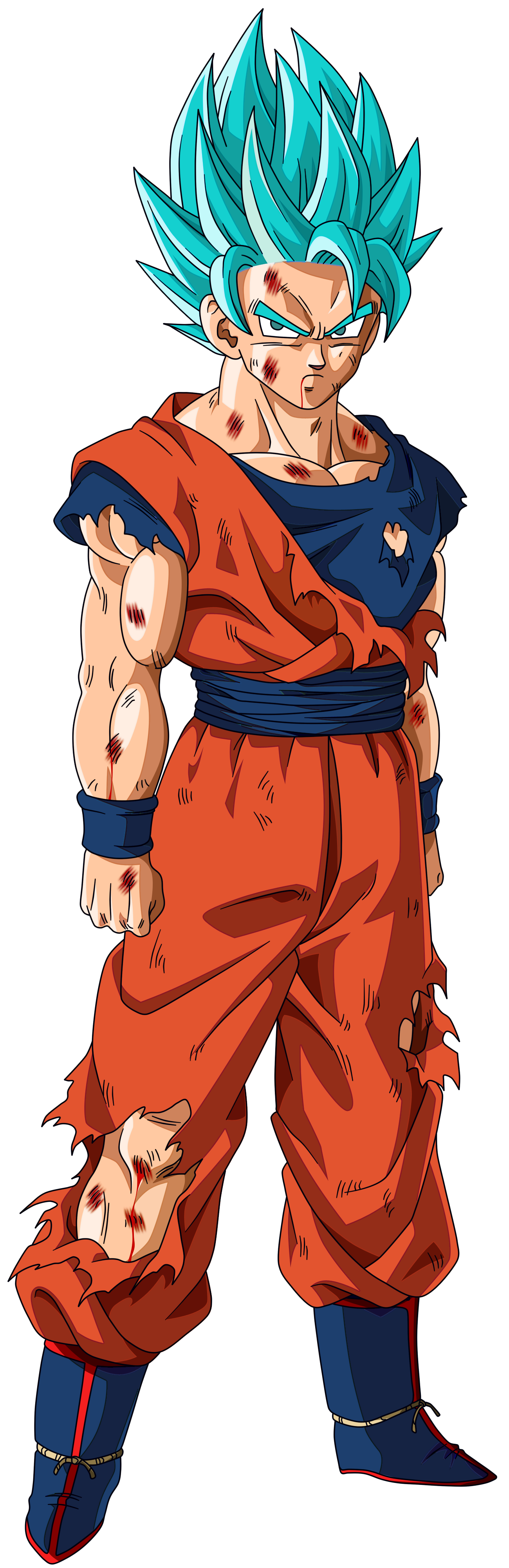 goku ssj Blue evolution by xchs on DeviantArt