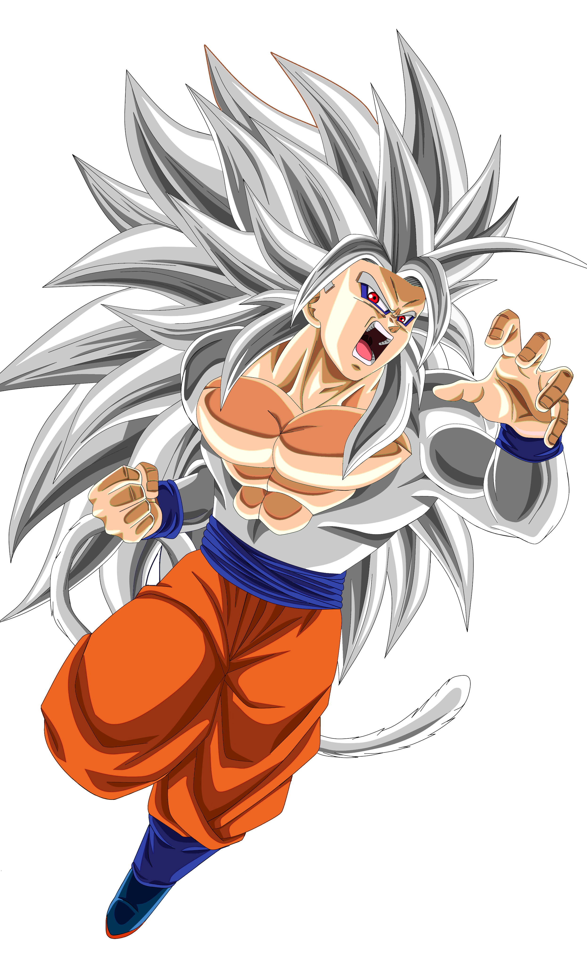 Goku Super Saiyan 5 by ChronoFz on DeviantArt  Dragon ball, Anime dragon  ball goku, Dragon ball super manga