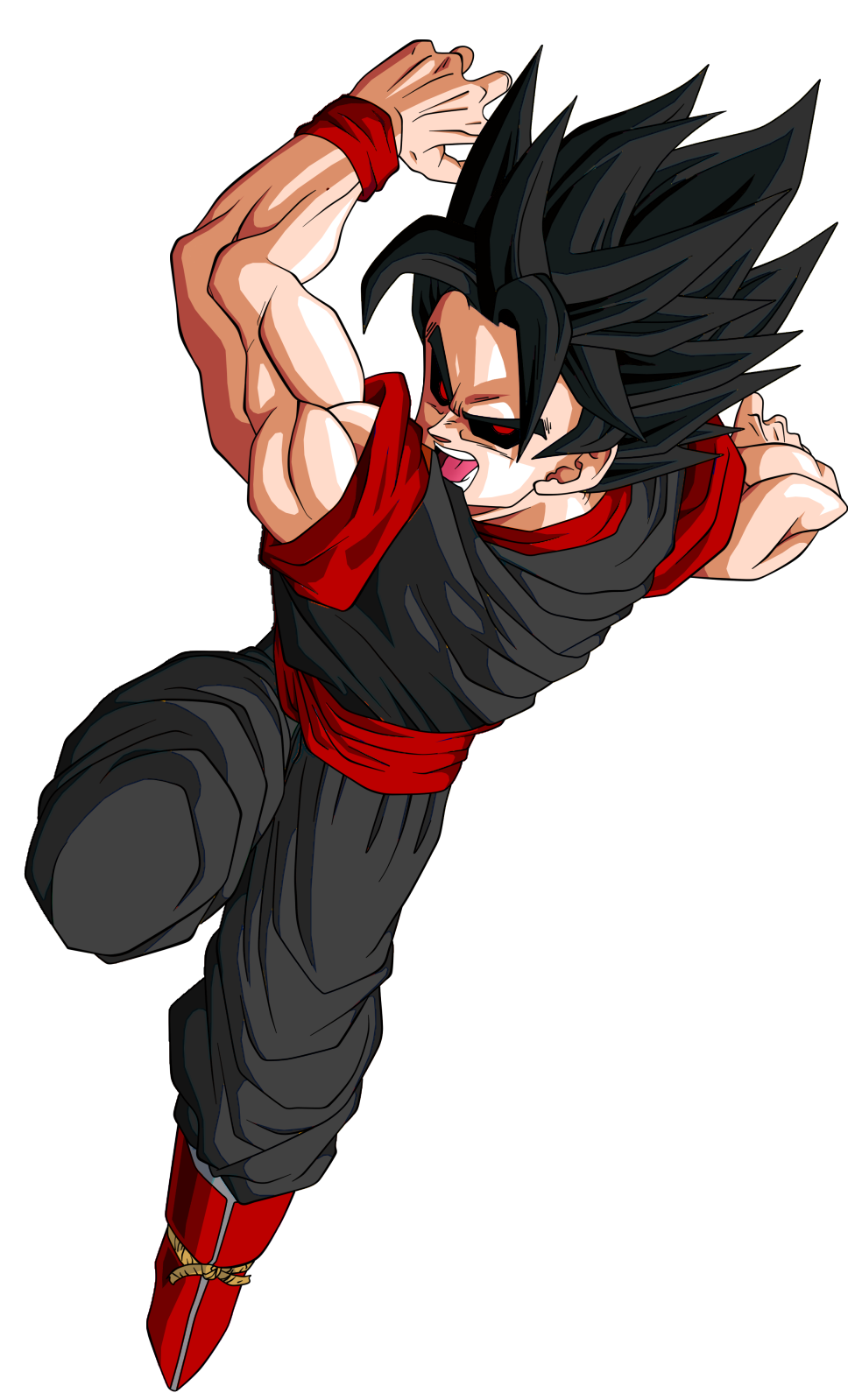 evil goku ssj dragon god maligno by xchs on DeviantArt