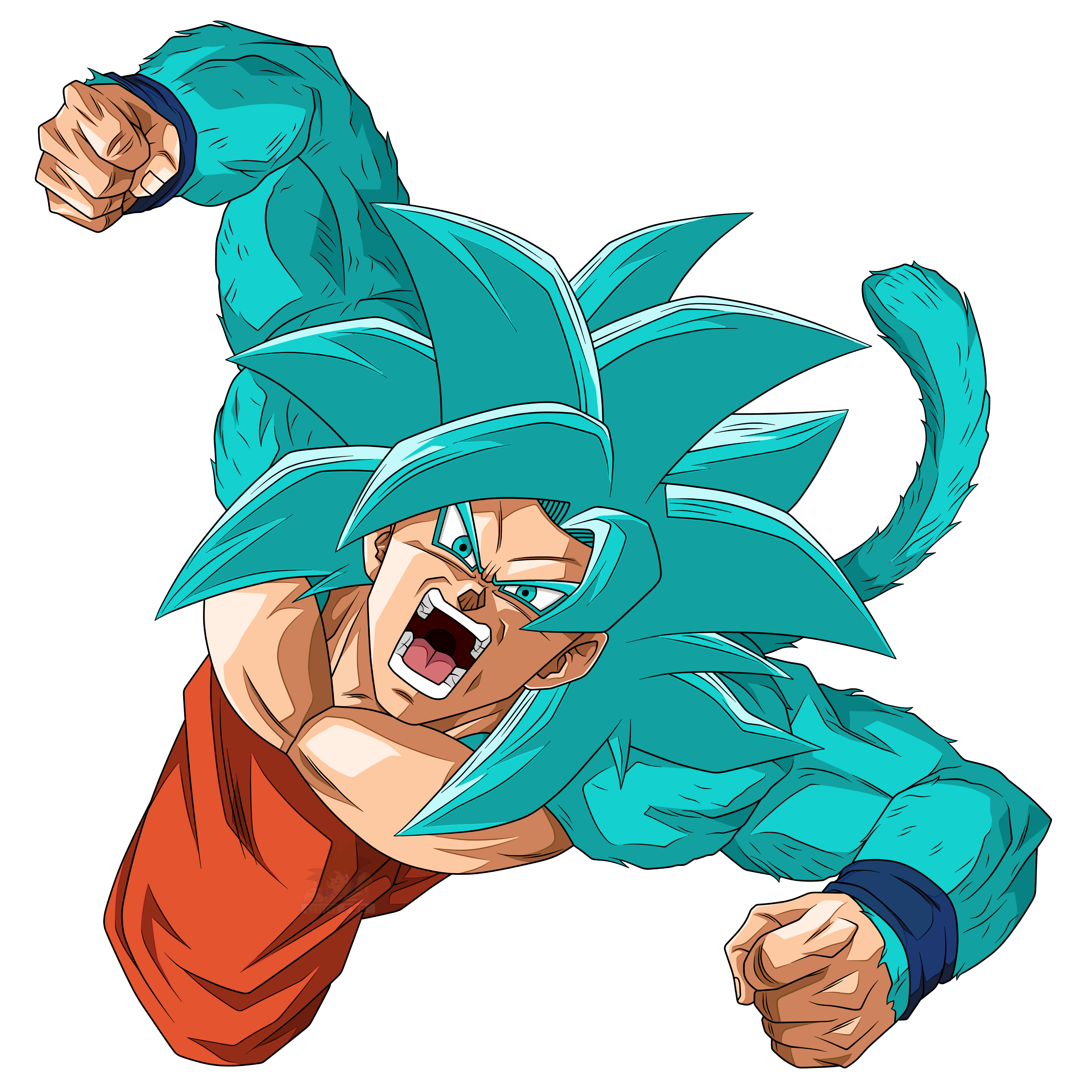 goku ssj blue 4 universal by xchs on DeviantArt