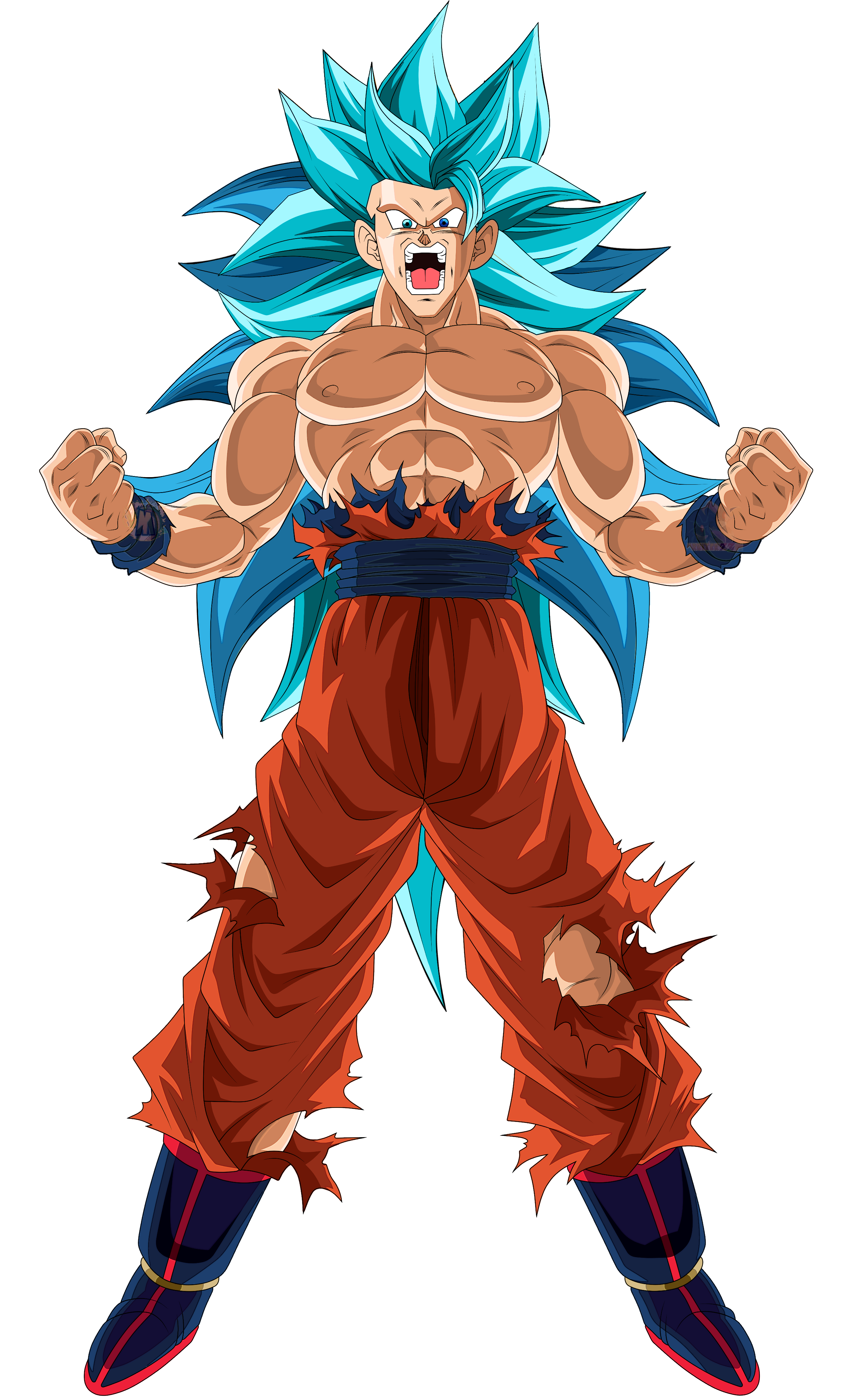 Goku SSJ Blue Evolution Render by GokuLSSlegendary on DeviantArt