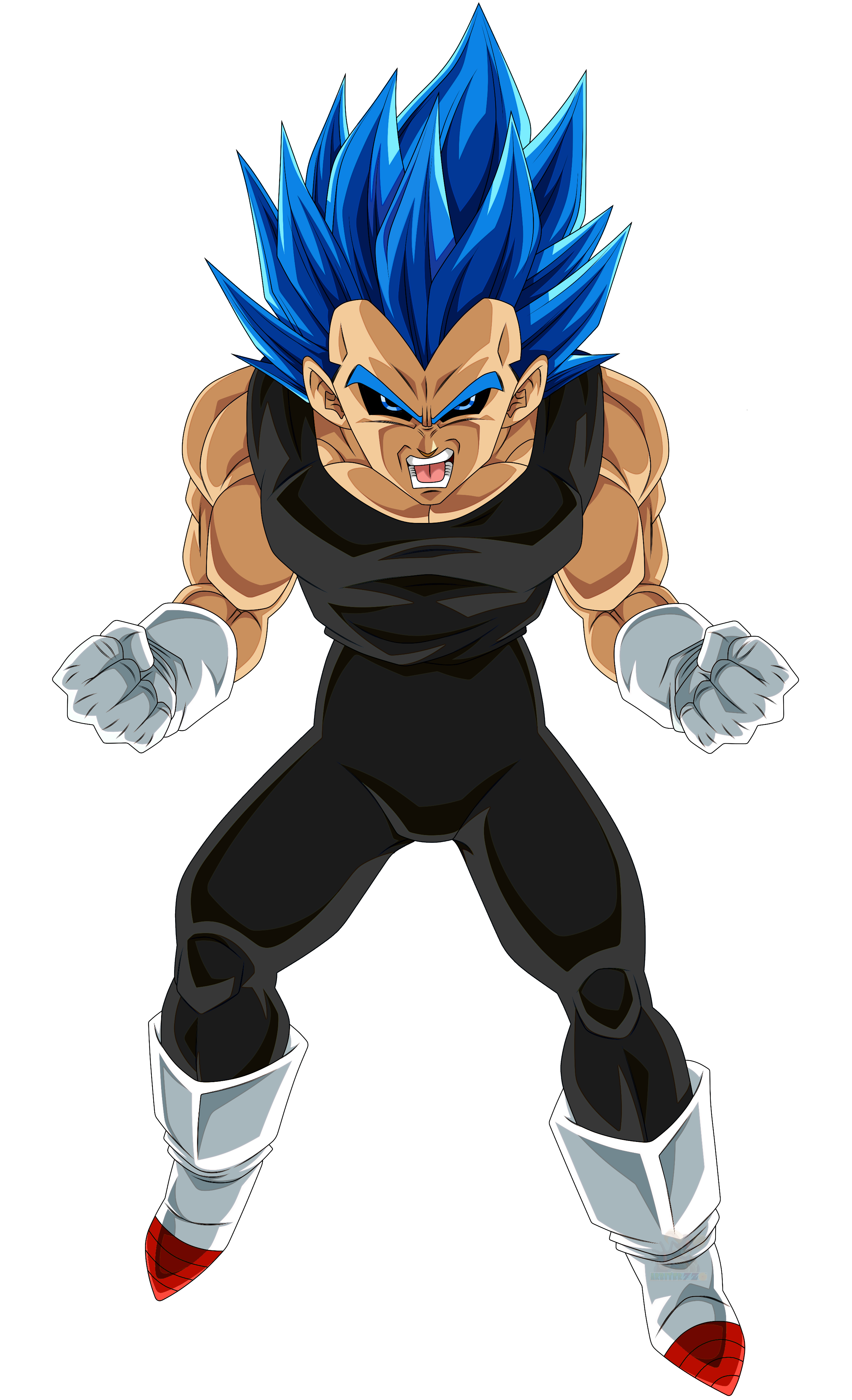 Vegeta SSJ Blue 2 (Alt.2) by SSJROSE890 on DeviantArt