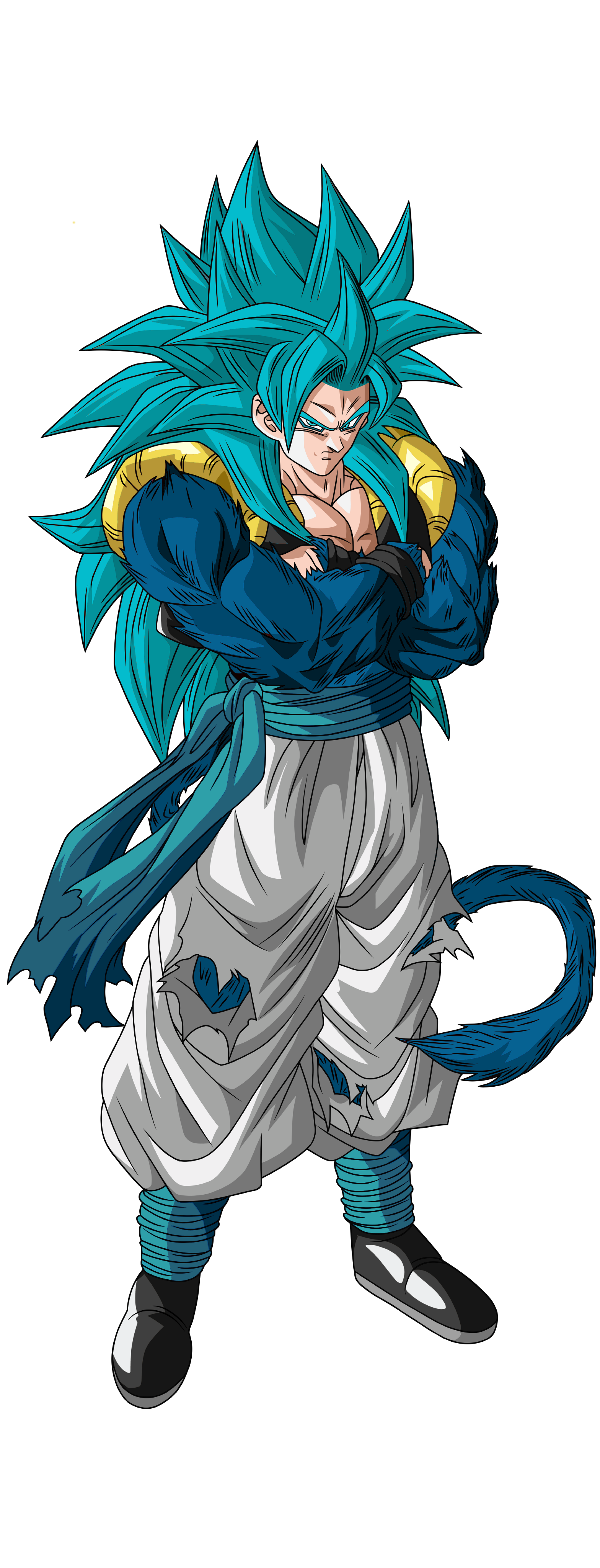 Gogeta Super Saiyan Blue (DBL) by ZenoSamaDB on DeviantArt