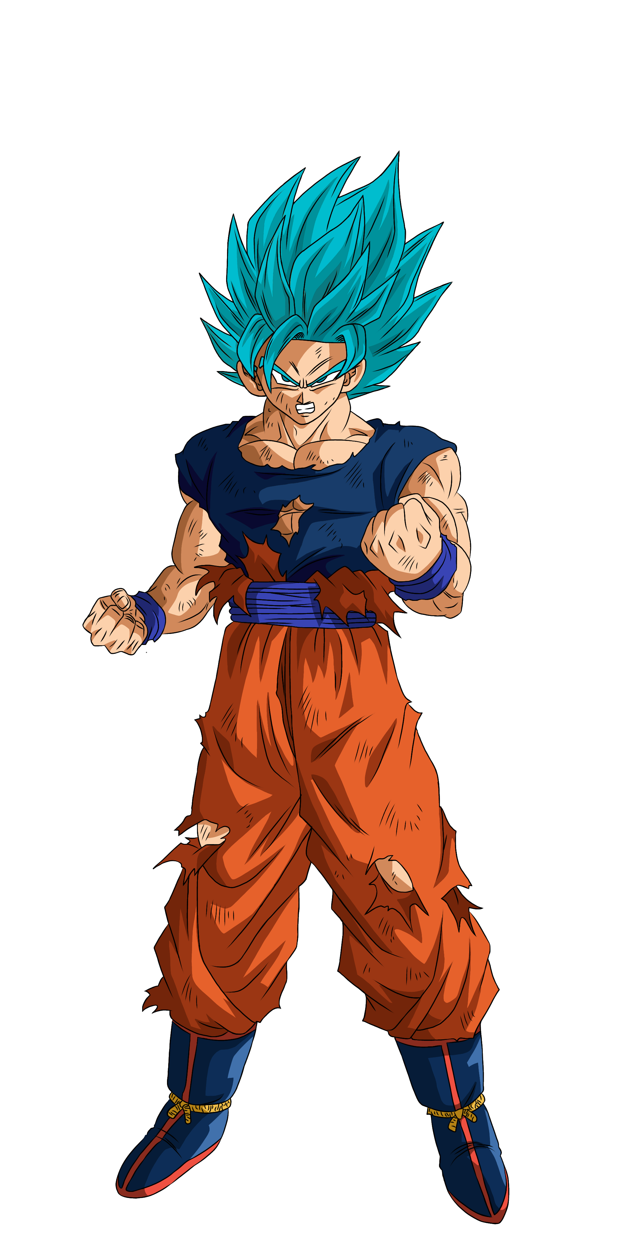 Goku ssj 2 blue by darknessgoku on DeviantArt Anime dragon ball