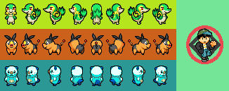 Unova starters BIS remastered