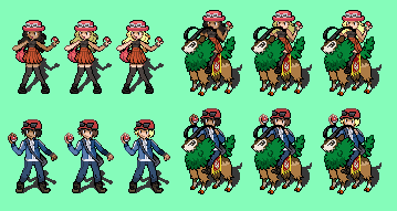 Pokemon X and Y Trainers Sprites