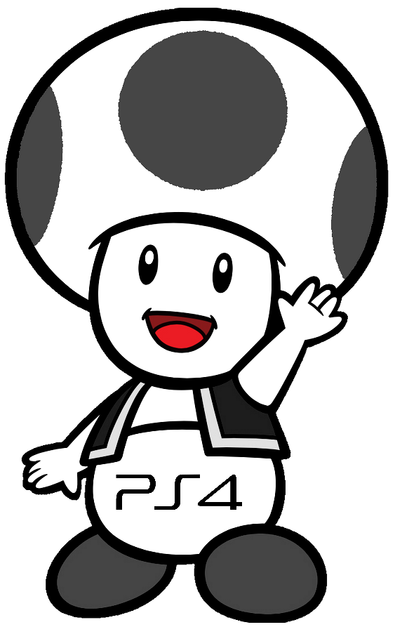 Toad Gamerpic PlayStation4 Toad by AlyssaPowersYoshi on DeviantArt