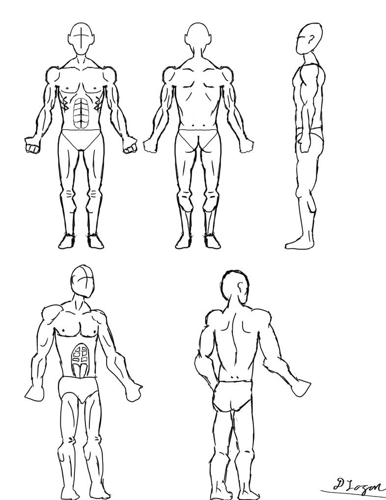 Full Body Rotation Character Character Rotation sheet by CreakyVibez on DeviantArt